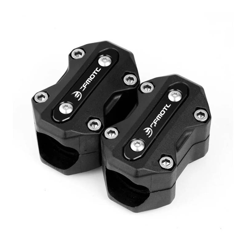 AIERDEYP Motorräder Fallschutz Slider Für CF-M-OTO Für 800MT Für 650 MT Für 800 MT Für 650TR-G Motorrad Motor Stoßstange Schutz Decor Block(Black) von AIERDEYP