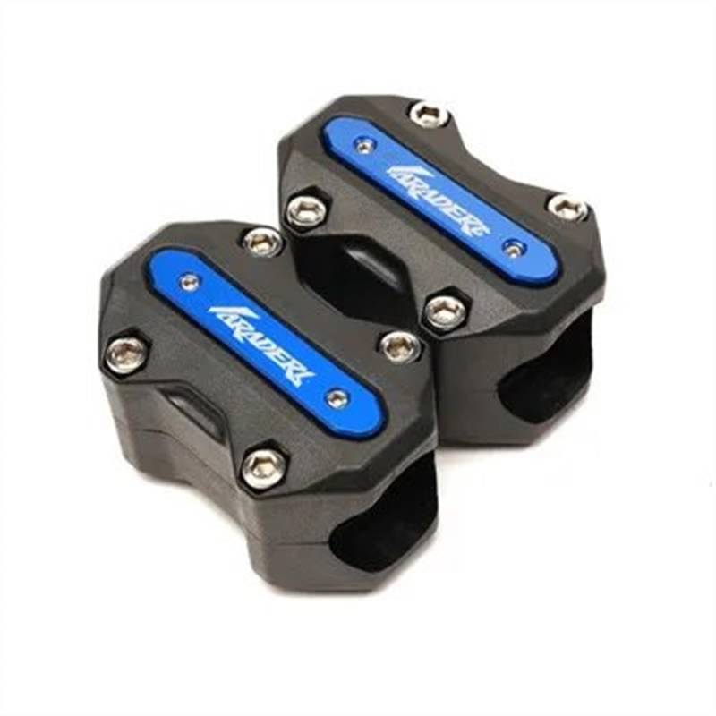 AIERDEYP Motorräder Fallschutz Slider Für Hon┐da Für XL1000 V Für Varadero Für XL1000 Motorrad Motor Schutz Stoßstange Anti Crash Bar Protector Dekorative Block(Blue) von AIERDEYP