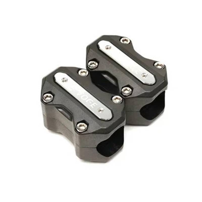 AIERDEYP Motorräder Fallschutz Slider Für Loncin Für Voge Für 200AC Für 300AC Für 300R Motorrad Crash Bar Motor Schutz Stoßstange Schutz Block(Silver) von AIERDEYP