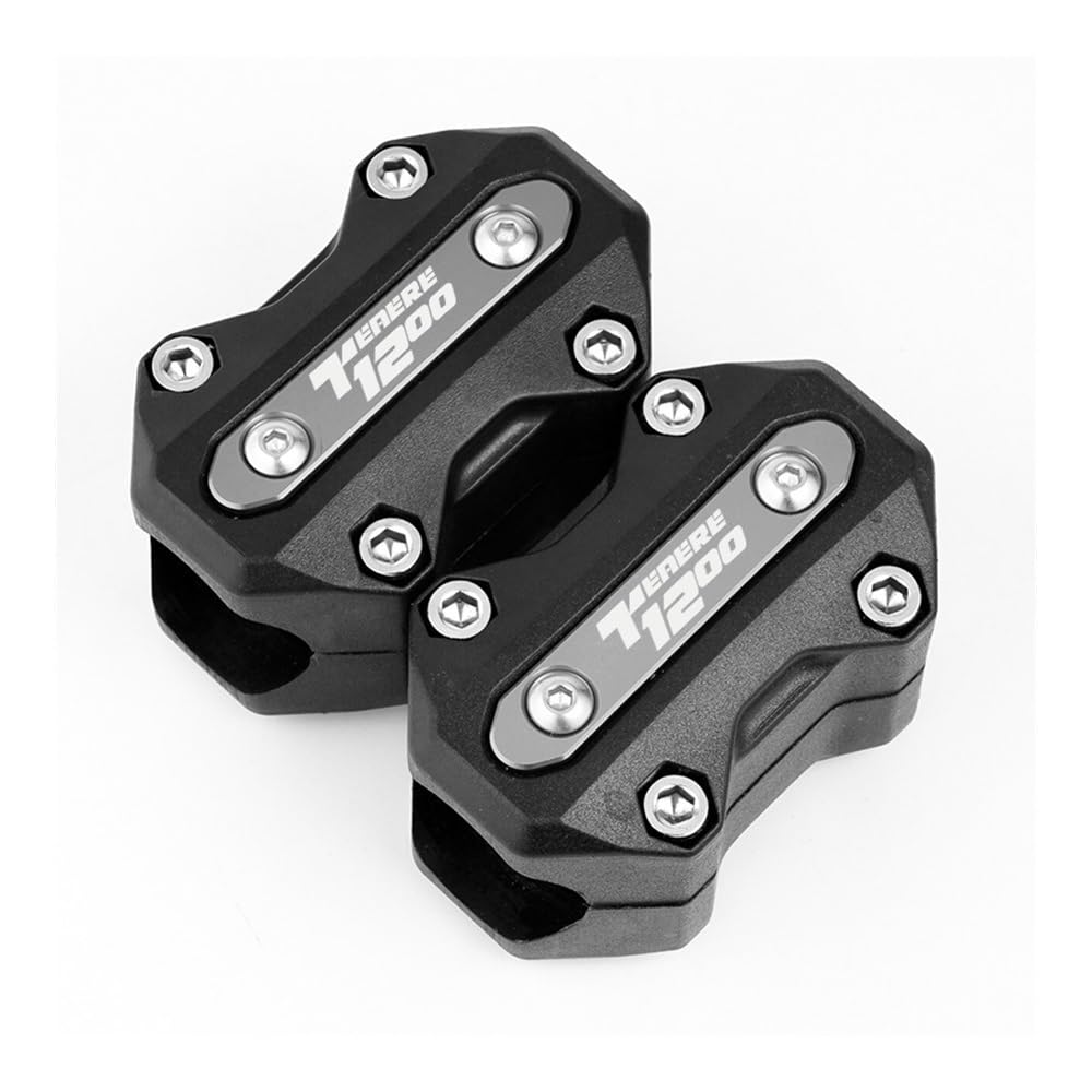 AIERDEYP Motorräder Fallschutz Slider Für Y&amaha Für Tenere1200 Für Super Tenere 1200 Xt 1200Z Motorrad 22mm/25mm/28mm Stoßfänger Schutz Motor Schutz Block(Titanium) von AIERDEYP