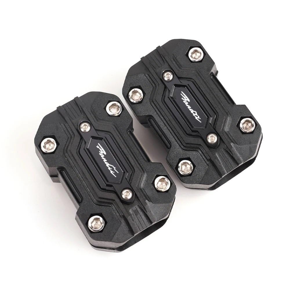 AIERDEYP Motorräder Fallschutz Slider Motorrad Crash Bar Motor Schutz Stoßstange Block Für Suzu&ki Für Bandit 650 1200 1250 S/F Für Bandit 600 400(Black) von AIERDEYP