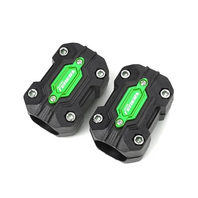 AIERDEYP Motorräder Fallschutz Slider Motorrad Motor Schutz Stoßstange Schutz Dekorative Block Für Y&amaha Für Tenere 700 Für Super Tenere Für XT1200Z(Green) von AIERDEYP