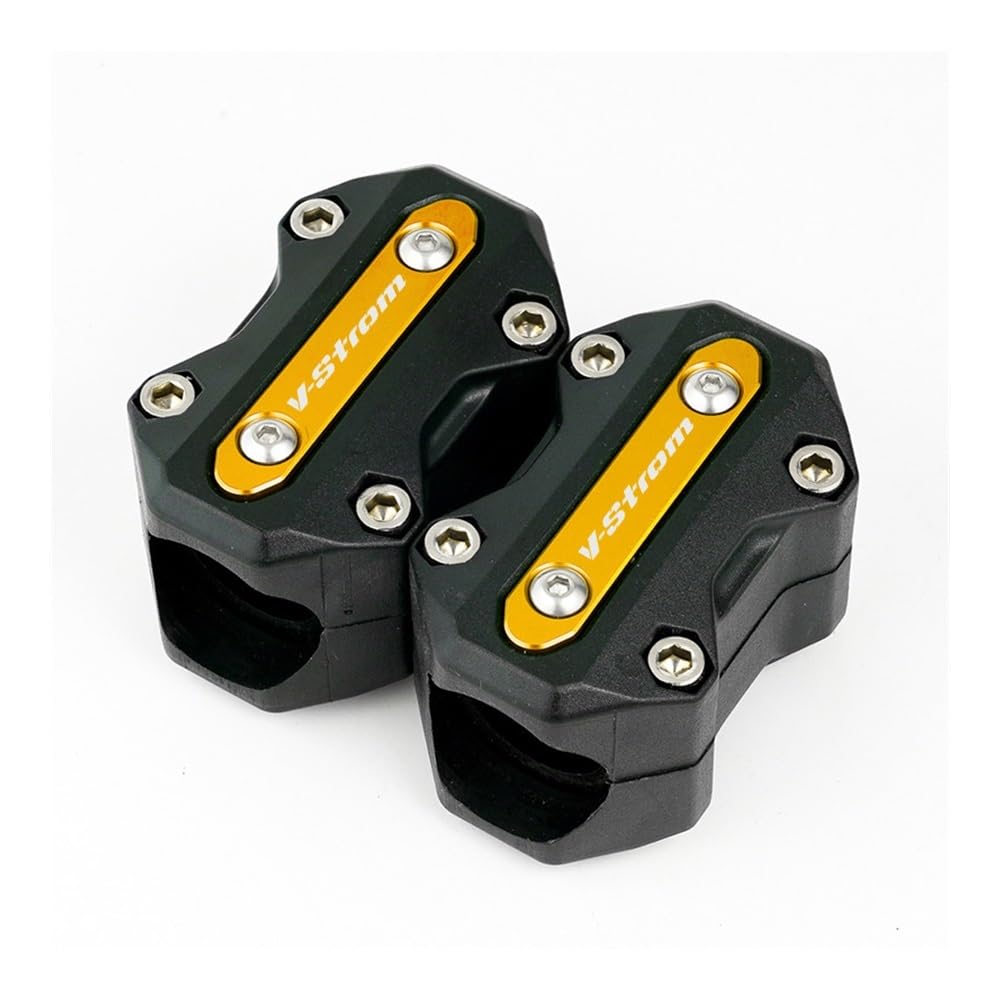 AIERDEYP Motorräder Fallschutz Slider Motorrad Motor Stoßstange Schutz Decor Block Für Suzu&ki Für Vstrom 650 1000 Für V-Strom 650 Für Vstrom 1050/xt Für DL250(Gold) von AIERDEYP