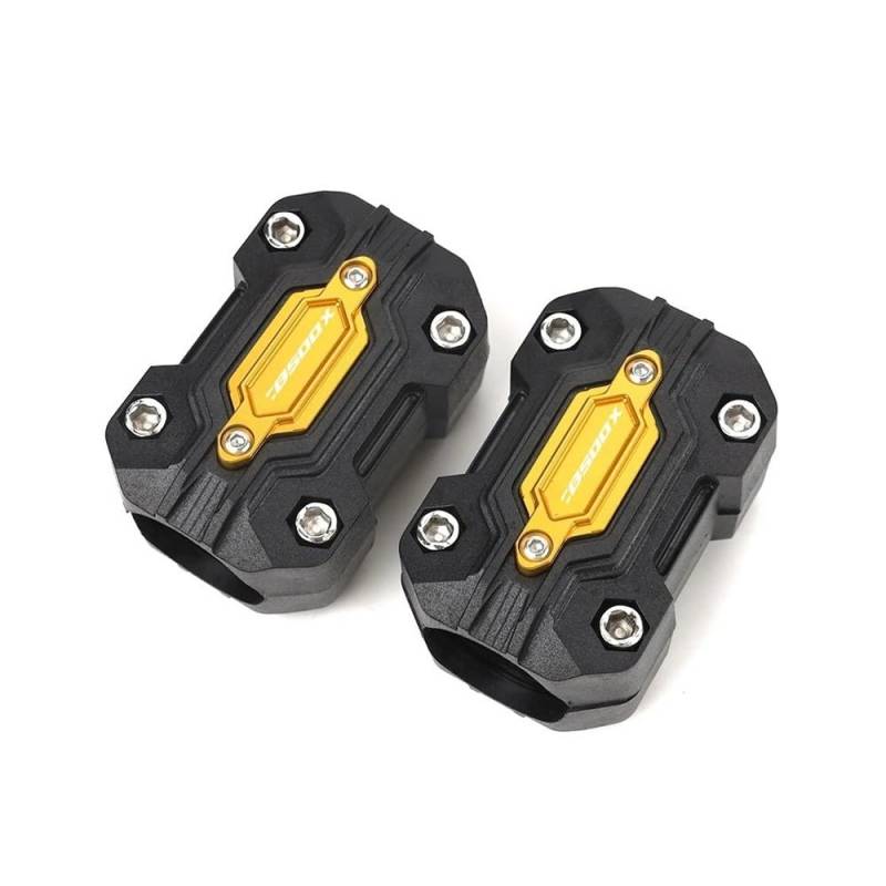 AIERDEYP Motorräder Fallschutz Slider Motorräder Motor Schutz Stoßstange Schutz Block Für Hon┐da Für CB500X Für CB 500 X 2021 2022 2023 2024(Gold) von AIERDEYP