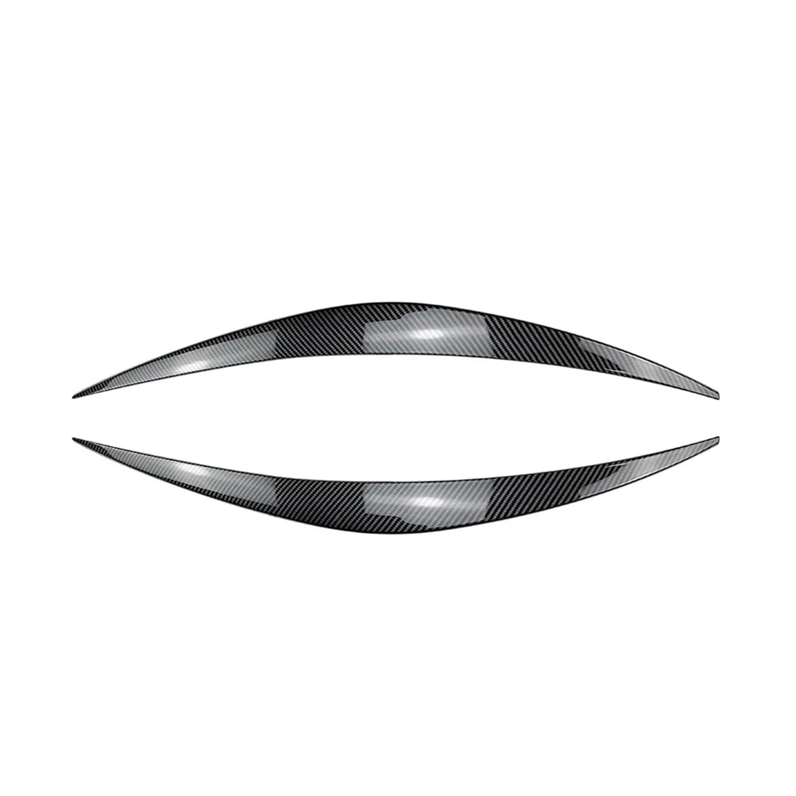 AIJIAMAN 2X Autoscheinwerfer-Augenbrauen-Aufkleber passend for Hyundai I30N N-Line 2017 bis 2020 RS Active Performance Tuning Augenlid von ABS Automobil-Augenlider(Carbon Look) von AIJIAMAN