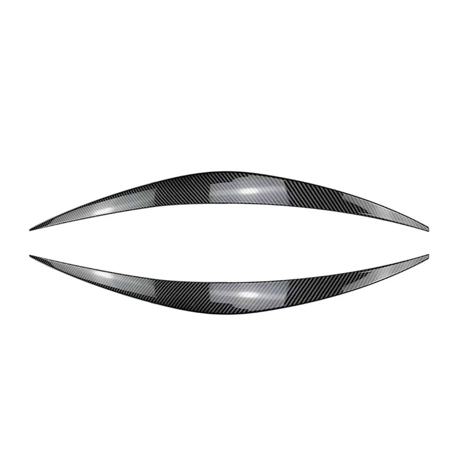 AIJIAMAN 2X Scheinwerfer Augenbrauen 3D Aufkleber Fit for Hyundai I30N N-Line RS Active Performance 2017-2020 Augenlid Tuning ABS Glänzend Auto Böse Automobil-Augenlider(Carbon Look) von AIJIAMAN