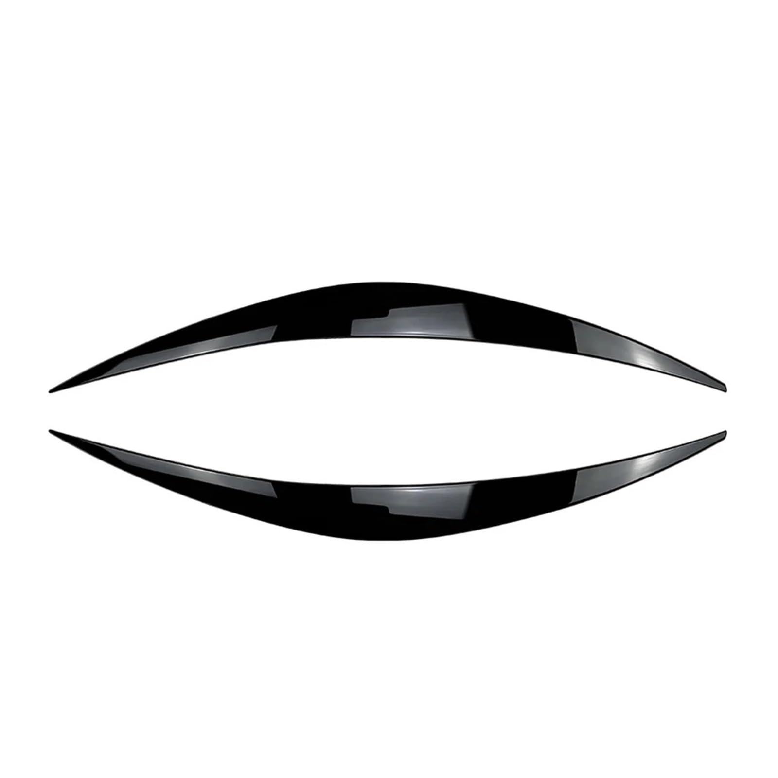 AIJIAMAN 2X Scheinwerfer Augenbrauen 3D Aufkleber Fit for Hyundai I30N N-Line RS Active Performance 2017-2020 Augenlid Tuning ABS Glänzend Auto Böse Automobil-Augenlider(Gloss Black) von AIJIAMAN