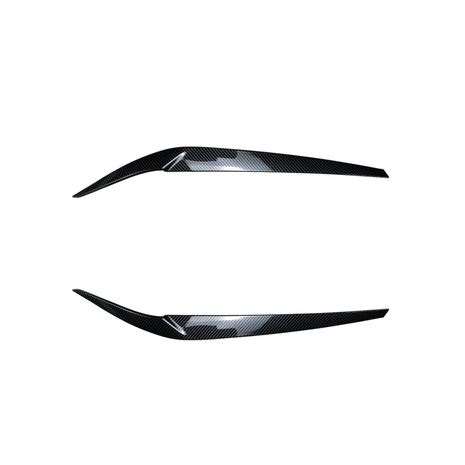AIJIAMAN Autoscheinwerfer-Augenbrauenaufkleber, passend for 5er-Serie G30 525I 530I 2017-2021, Augenlider-Zierabdeckung, Autoverkleidungsdekoration, A Automobil-Augenlider von AIJIAMAN