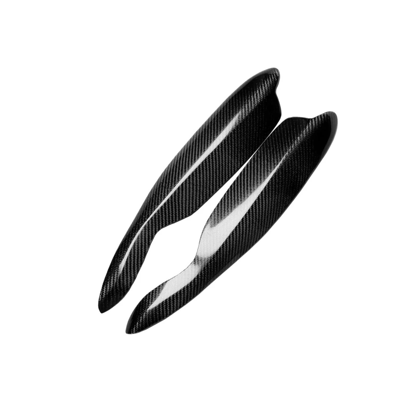 AIJIAMAN Autoscheinwerfer-Augenbrauenaufkleber, passend for Mercedes-Benz Fit Fir Smart Fit for Fortwo W451 2007–2014, Carbonfaser-Augenlidverkleidung Automobil-Augenlider von AIJIAMAN