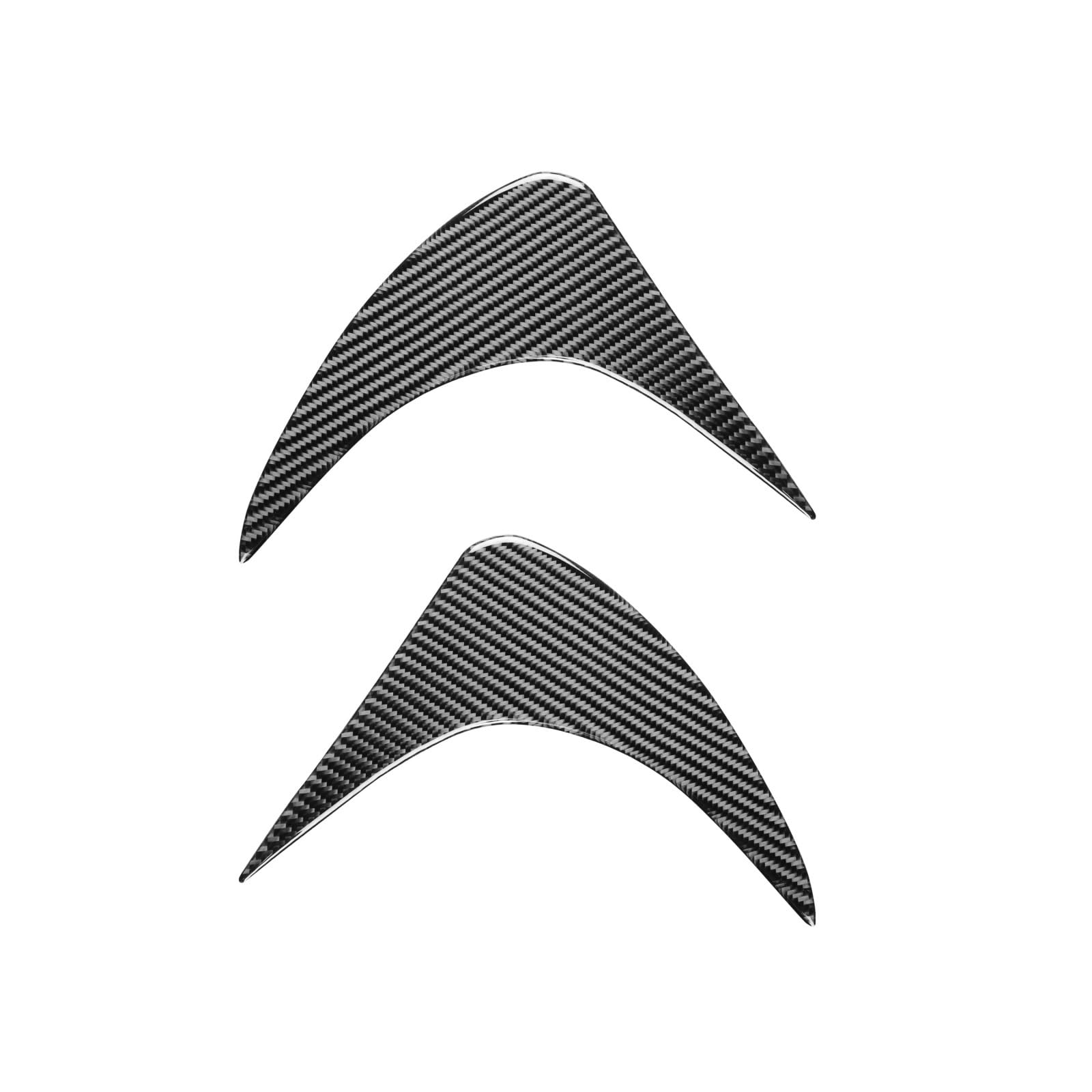 AIJIAMAN Autoscheinwerfer-Augenbrauenaufkleber, passend for Toyota GT86, Subaru BRZ 2012–2016, Kohlefaser-Augendeckelabdeckung, Außenzubehör, dekorativ Automobil-Augenlider(Black) von AIJIAMAN