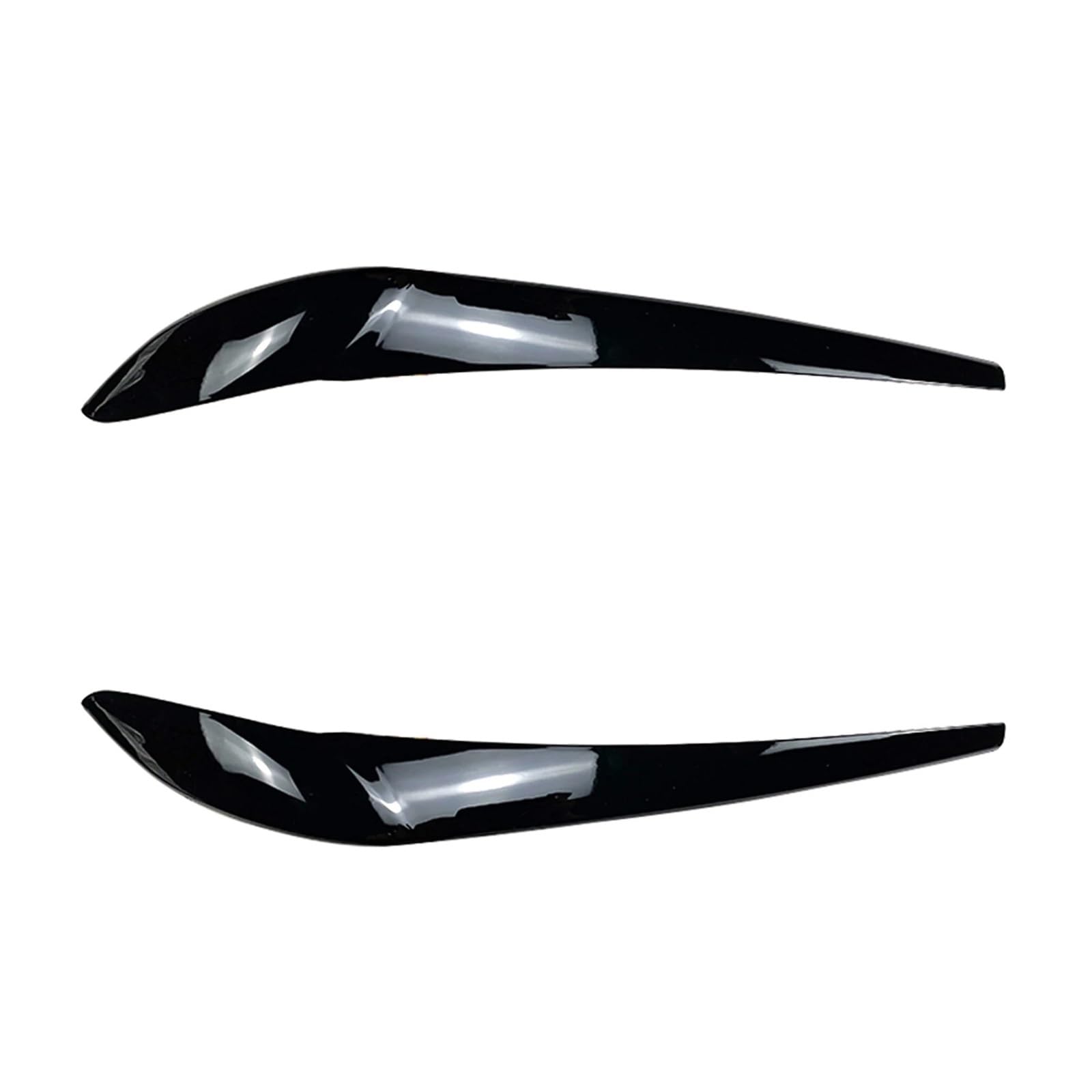 AIJIAMAN Scheinwerfer-Augenbrauen-Aufkleber, passend for BMW X3 F25 X4 F26 2014 2015 2016 2017, Verkleidung der vorderen Scheinwerfer-Augenlider, Scheinwerfer-Lampenabdeckung, Brauendeckel Automobil-A von AIJIAMAN