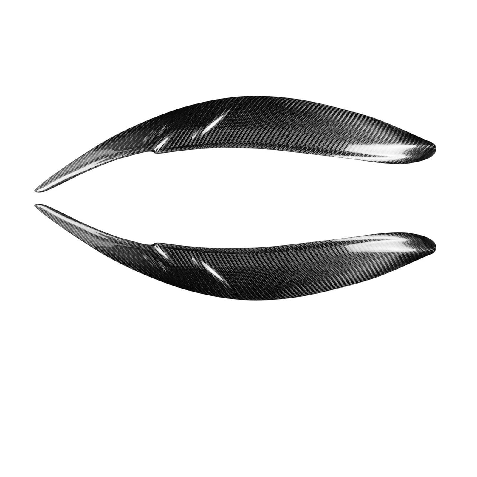AIJIAMAN Scheinwerfer-Augenbrauenverkleidung aus Kohlefaser, for die vordere Scheinwerferlampe, Abdeckung, Augenbrauen, Scheinwerfer-Augenlidaufkleber, passend for Toyota Sienna LE SE 2011–2020 Automo von AIJIAMAN