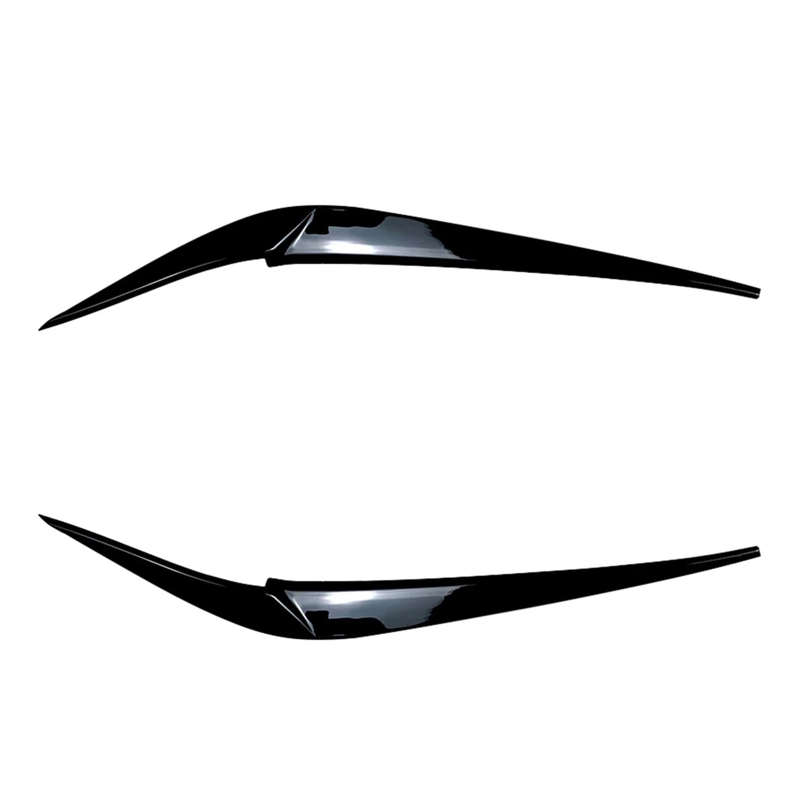 AIJIAMAN Scheinwerfer-Augenbrauenverkleidung passend for BMW X3 G01 X4 G02 2018–2022, Karbonfaser-Look/schwarz glänzend, Scheinwerfer-Augenlid, vordere Scheinwerfer-Lampenabdeckung Automobil-Augenlide von AIJIAMAN