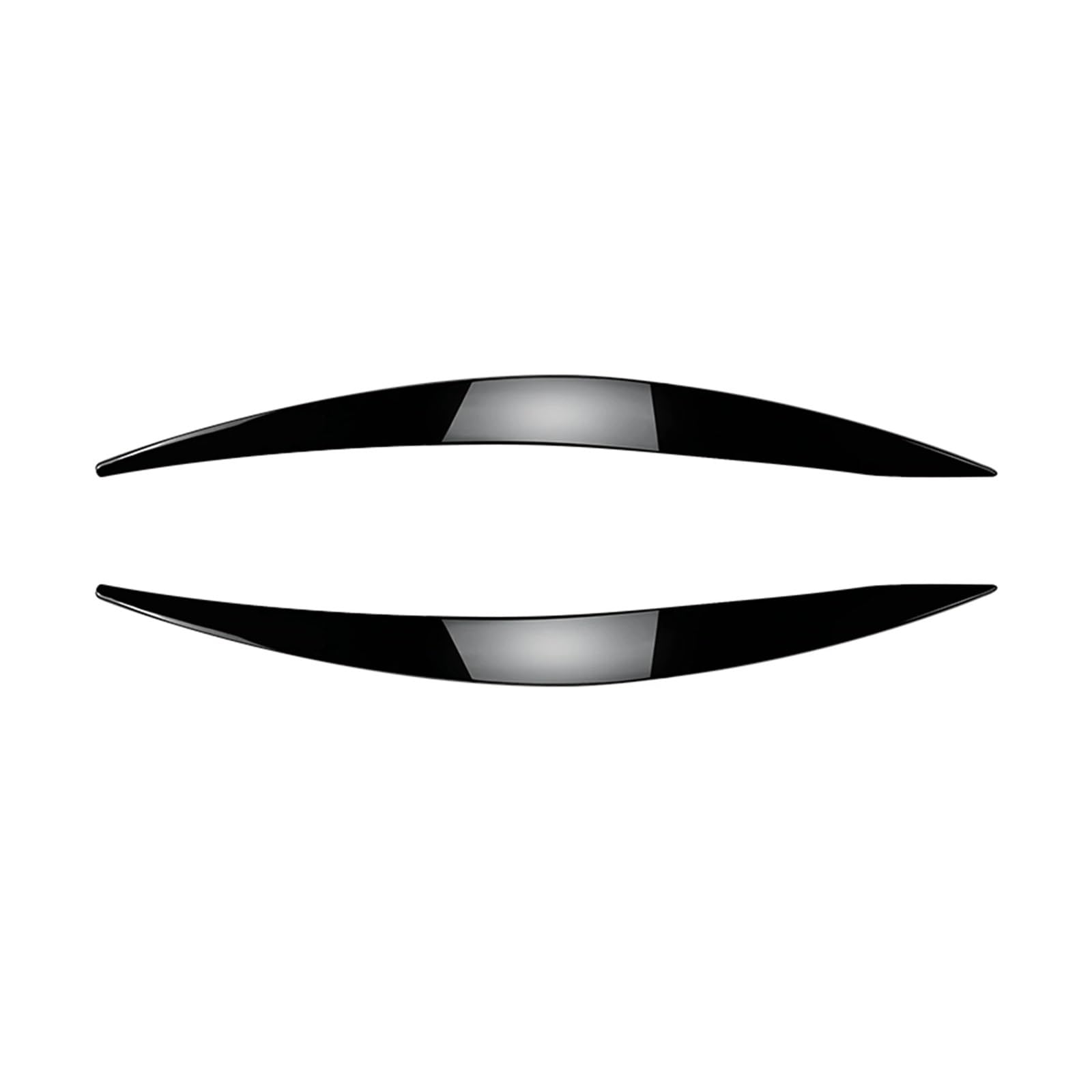 AIJIAMAN Scheinwerfer-Augenbrauenverkleidung passend for Ford Fit for Focus MK4 2019-2021, Karbonfaser-Optik/schwarz glänzend, Scheinwerfer-Augenlid, Auto-Scheinwerfer-Lichtabdeckung, Braue Automobil- von AIJIAMAN