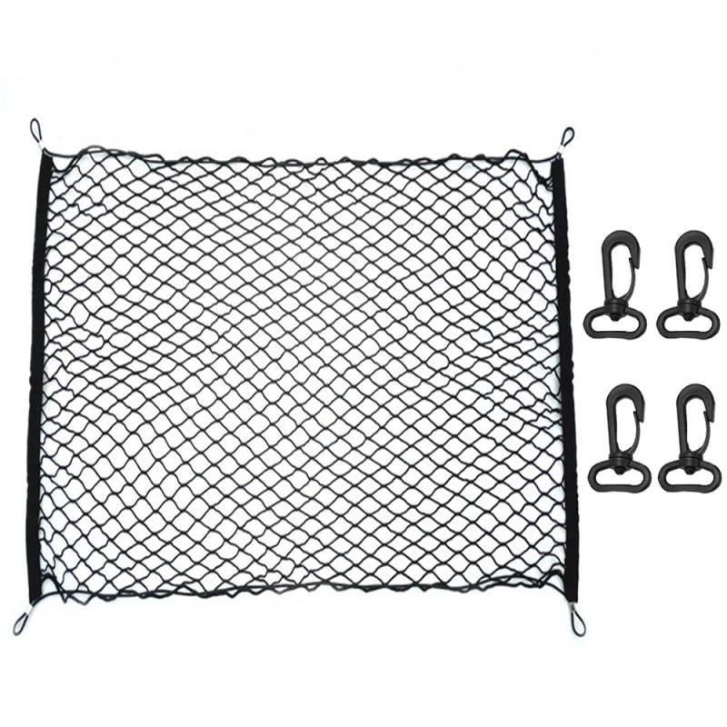 Für V=W Santana Classical 2004-2007,Auto Kofferraum NetCargo Mesh Net Gepäck Elastische Zubehörteile von AILENO