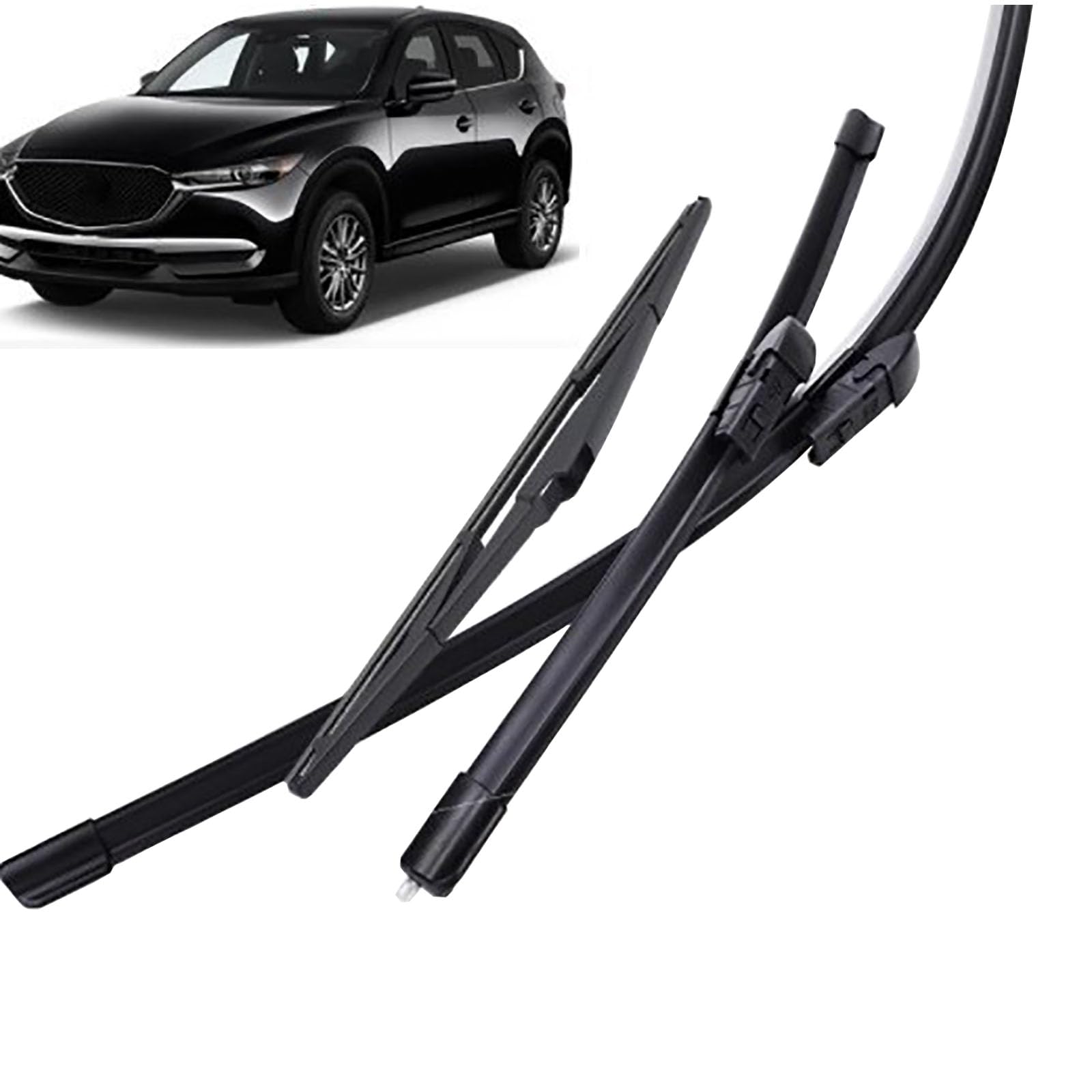 Kompatibel für Mazda CX-5 KF 2017-2024, Auto-Scheibenwischerblätter-Set, Fensterschneider, Zubehör, Scheibenwischer von AIMQIAD