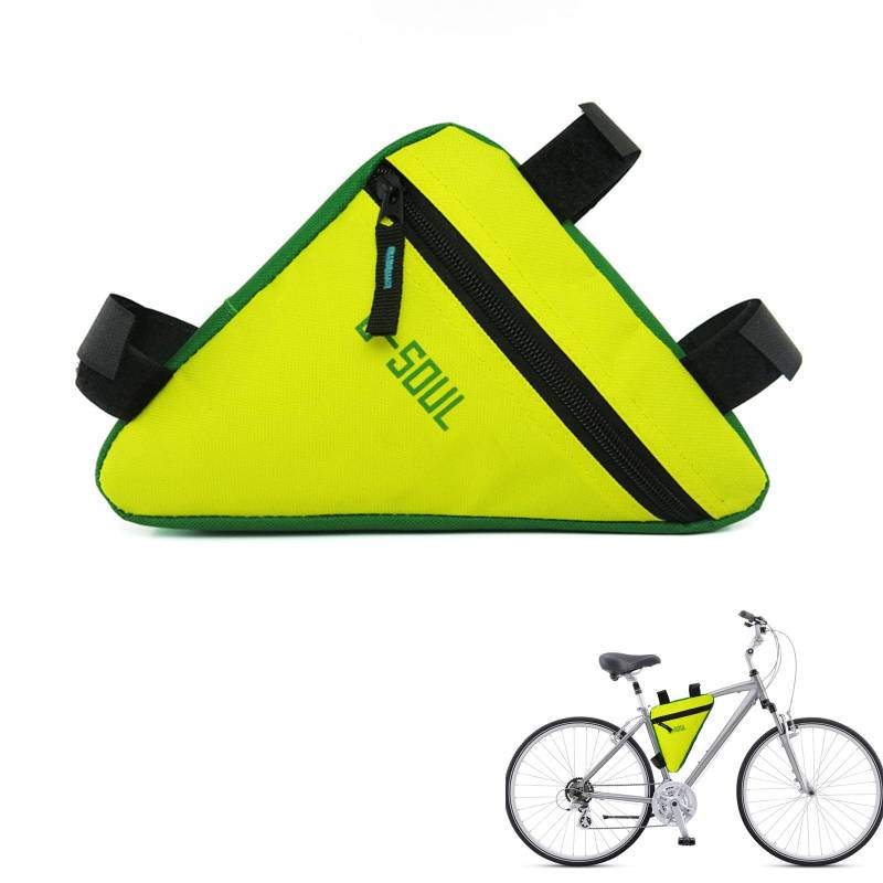 Dreieckstasche Fahrrad, Fahrradtasche Rahmentasche, Rennrad Tasche,Fahrrad Rahmentasche, Werkzeugtasche Triangeltasche ideal für Fahrradschloss, Werkzeug, Regenjacke Fahrradtasche Rahmen von AIPWEYT Store