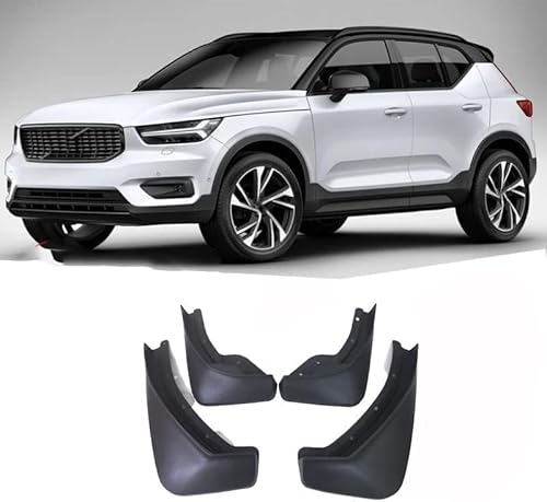 4 Stück Car Schmutzfänger für Volvo XC40 2017-2022,Spritzschutz Vorne und Hinten,Robust und Langlebig von AIRAU