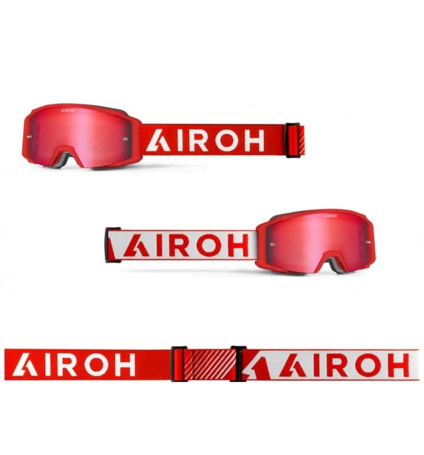 AIROH GOGGLE BLAST XR1 RED MATT von AIROH