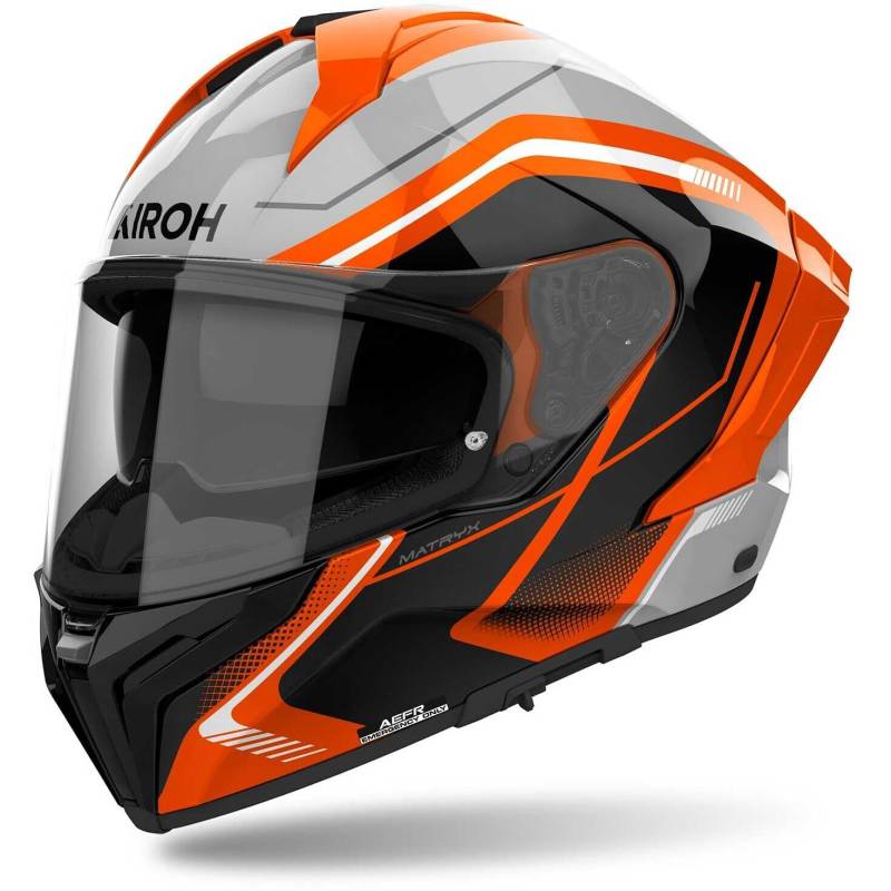 AIROH MATRYX WIDE ORANGE GLOSS XS von AIROH