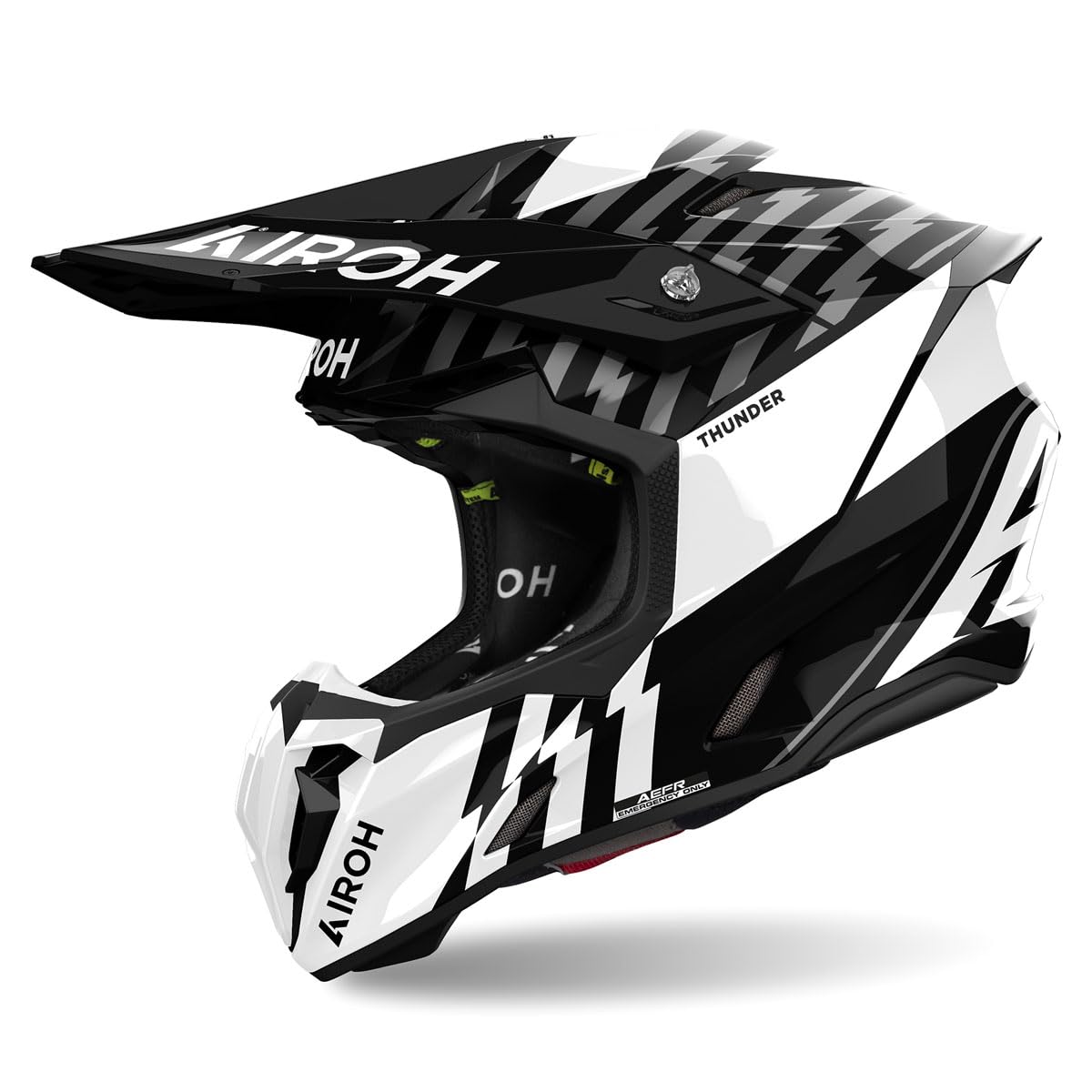 AIROH TWIST 3 THUNDER BLACK/WHITE GLOSS XXL von AIROH