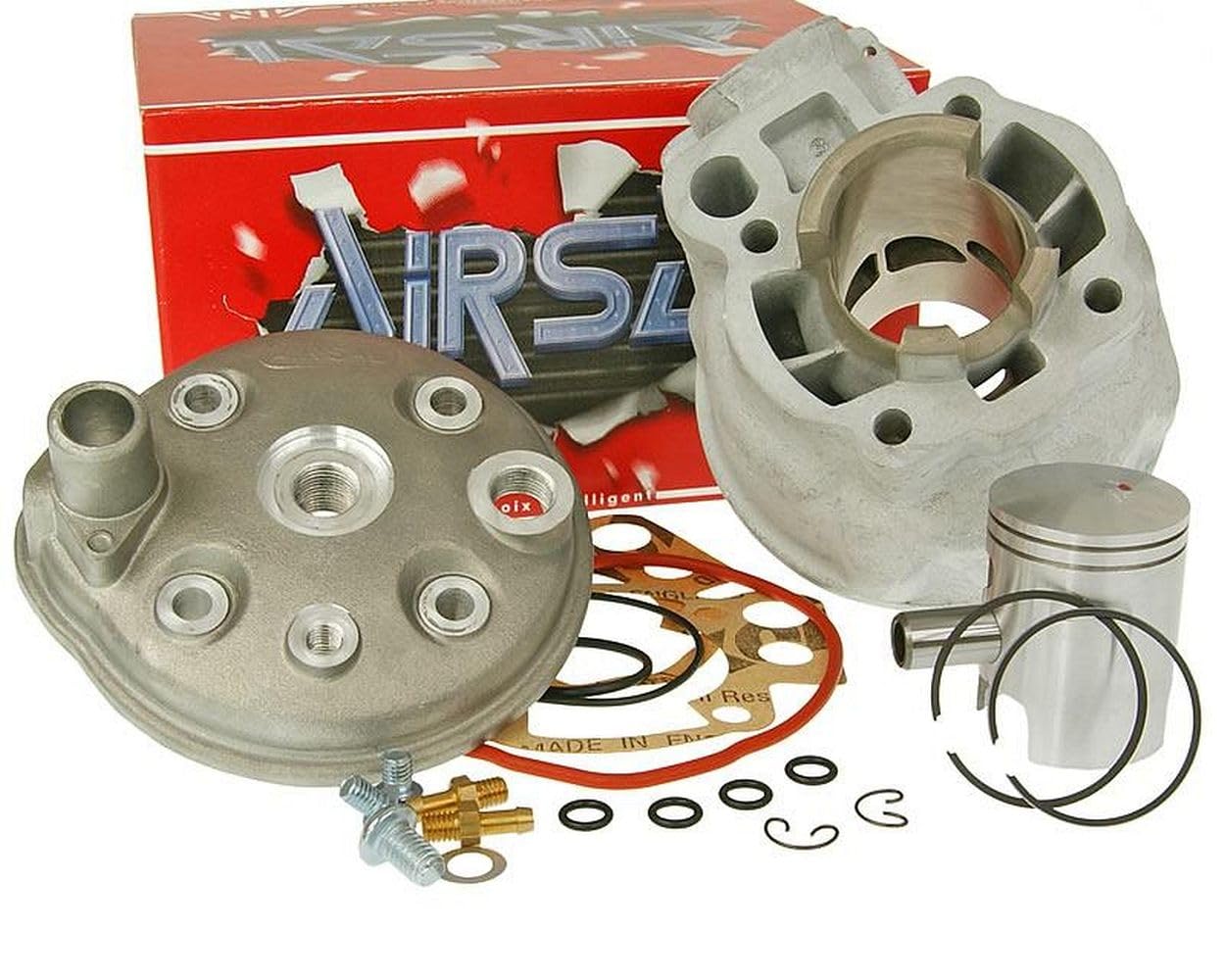 AIRSAL 50ccm Sport Zylinder Kit kompatibel für Aprilia RX 50, Beta RR 50 ALU, RR 50 AM6 von AIRSAL