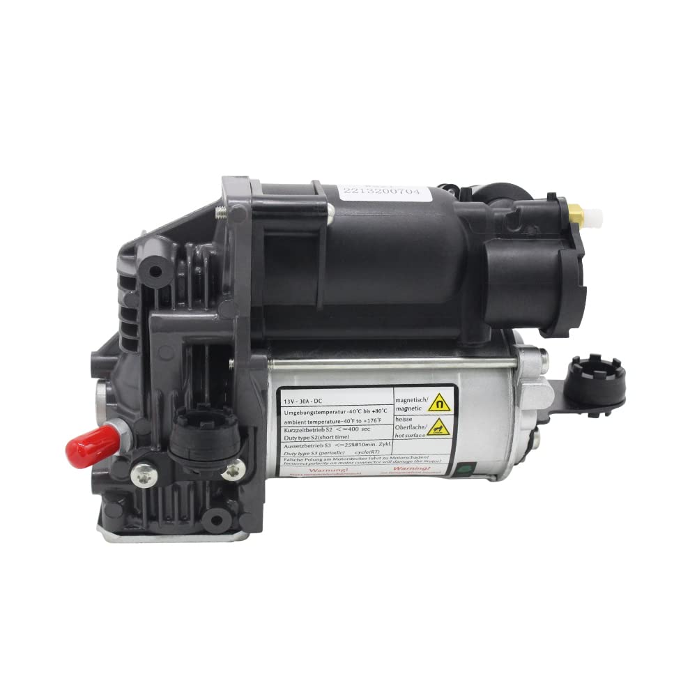 AIRSUSFAT Luftfederung Kompressor Pumpe Kompatibel mit Mercedes Benz S-Klasse W221 S350 S400 S450 S550 S600 S63 S65 AMG 2005-2013 C216 CL550 CL600 CL63AMG CL65AMG 2006-2013 2213201604 2213201704 von AIRSUSFAT