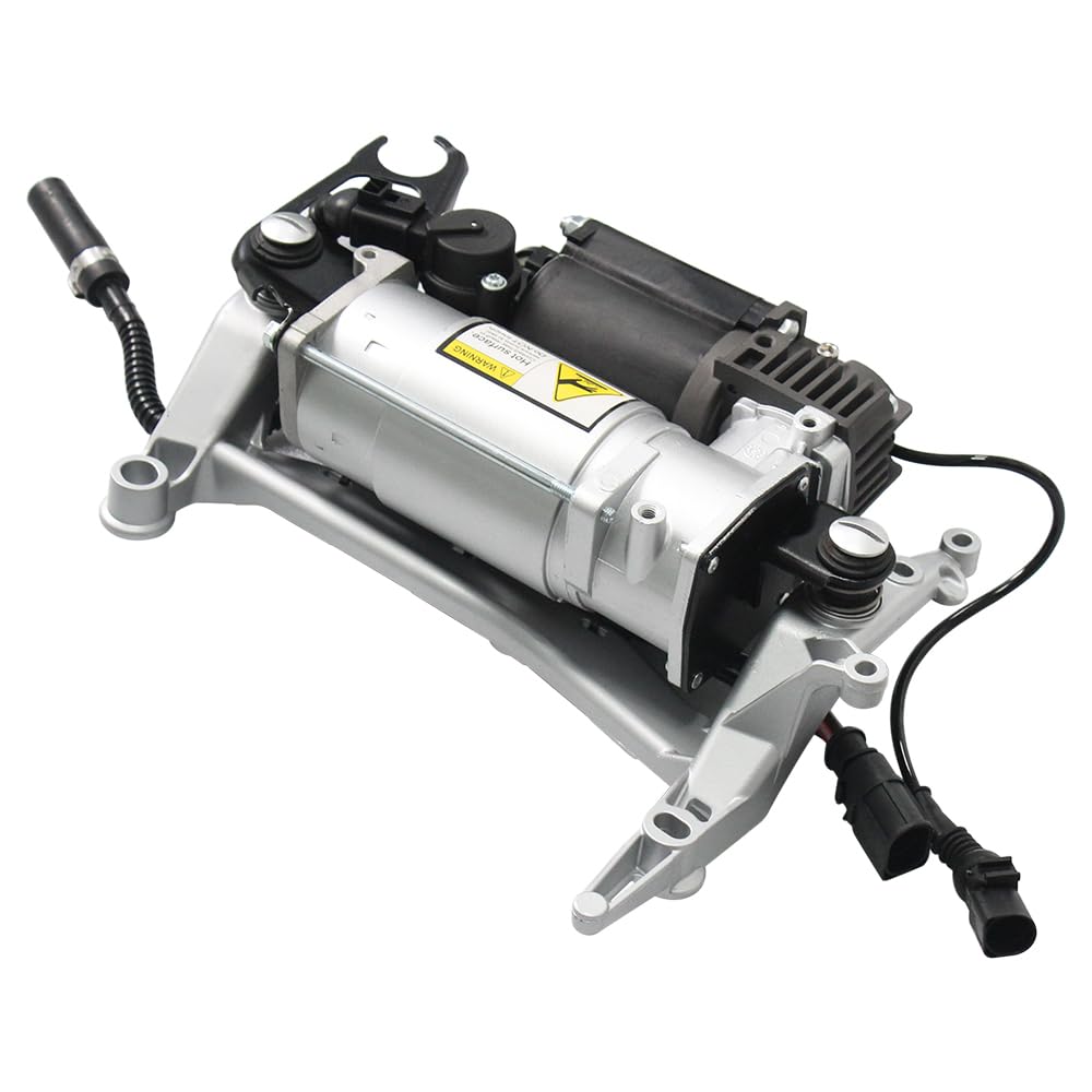 AIRSUSFAT Luftfederung Kompressorpumpe mit Halterung für Audi Q7 2007-15 4L0698007B UK 2007-2015 7L8616007A 7L8616007C 7L8616007E 7L0698853 von AIRSUSFAT