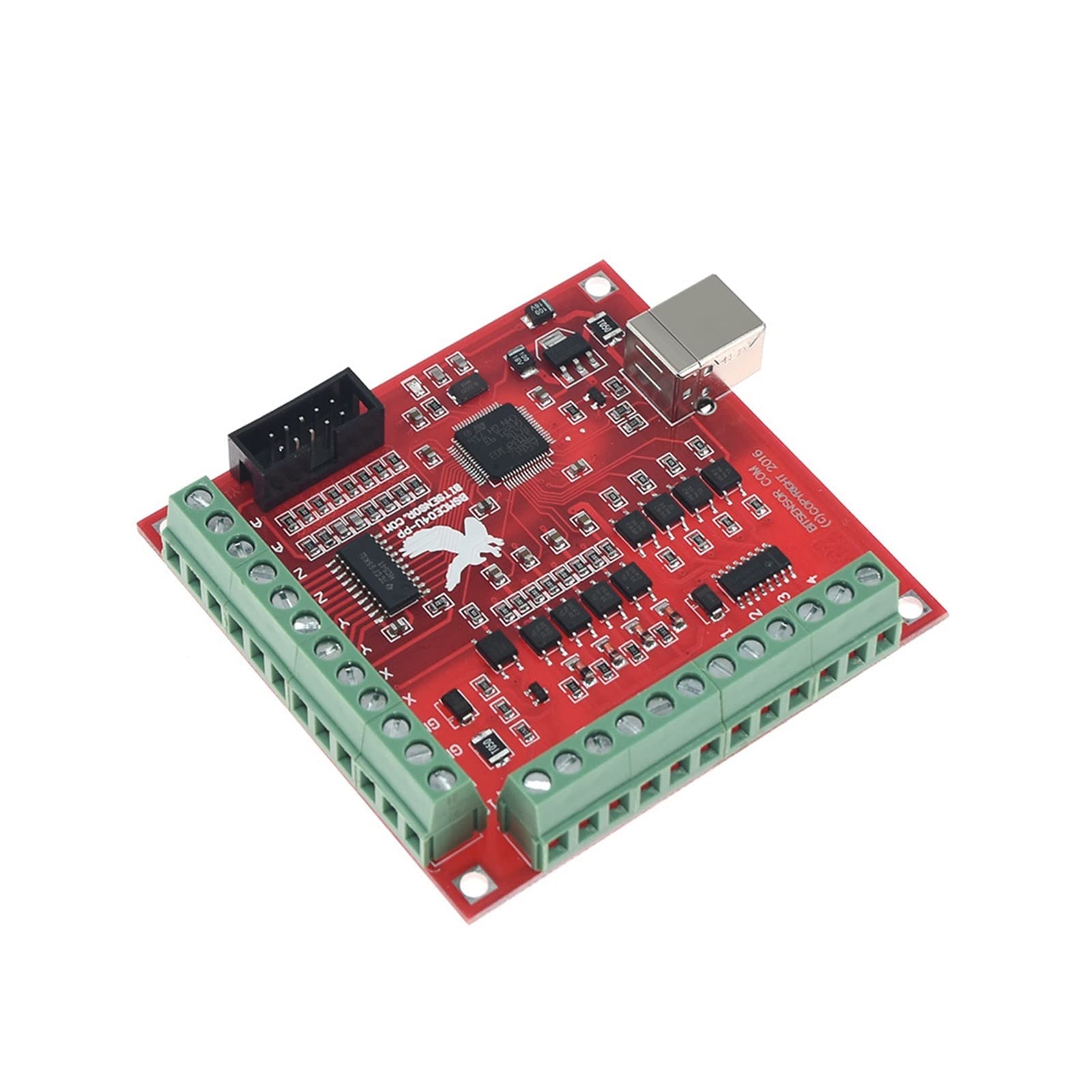 Leistungstransformator, 4AXIS-Schnittstellen-Laufwerks-Bewegungsregler-Laufwerksplatine CNC Router 100kHz Breakout kompatibel mit TB6600 / DM542 / DM556 / DM860 von AIRYSSFU