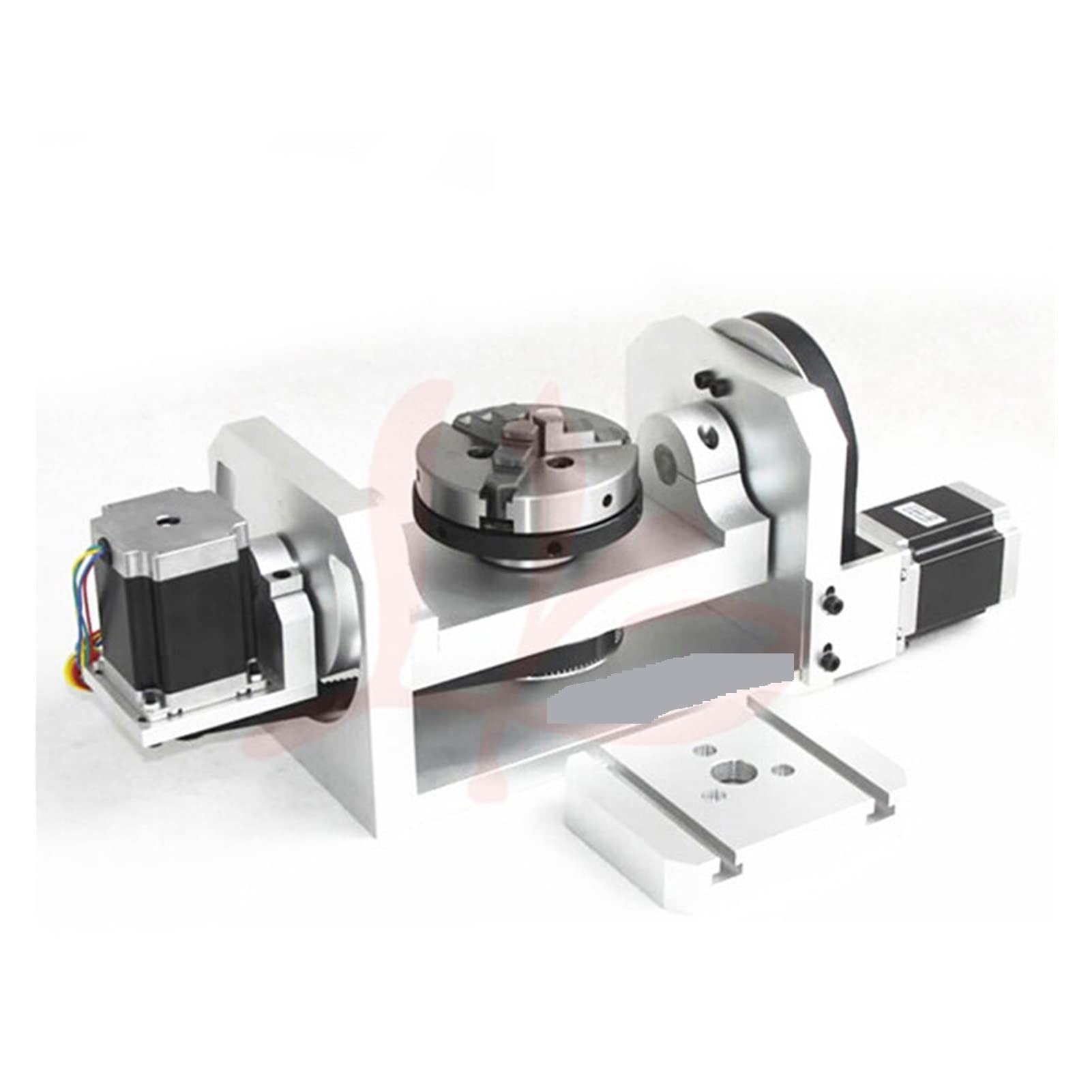 Leistungstransformator, CNC Maschinenteile 4. / 5. Achs-Drehachse, Chuck 100mm 3 Kiefer mit DM542 Schrittmotor-Treiber for CNC-Router(5 axis only) von AIRYSSFU