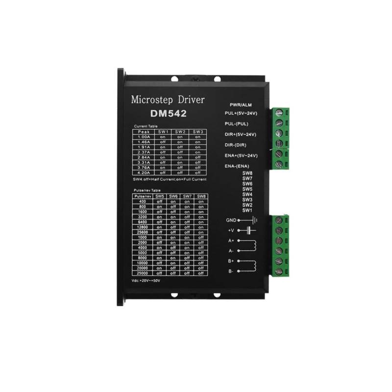 Leistungstransformator, DM542 Stepper Motor Controller CNC Controllle NEMA17 NEMA23 NEMA34 Motor-Treiber 128 Subdivision DC 18-4 8 V 4.2a for 42 57 86 Motor(1 PCS) von AIRYSSFU