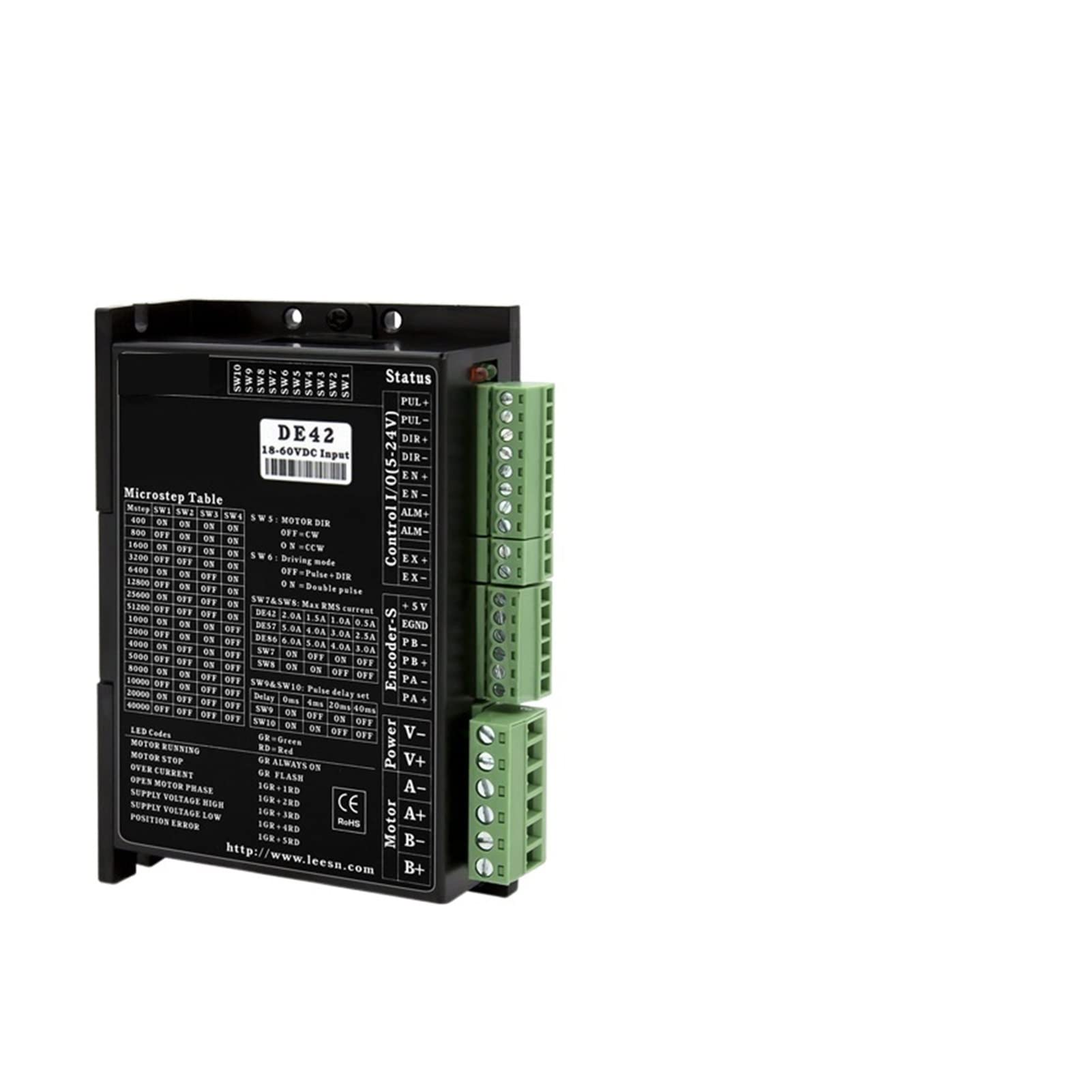 Leistungstransformator, Debug-Free Automatischer Parameter Hybrid Servo Vollständig Closed-Loop-Schrittmotor-Motortreiber von AIRYSSFU