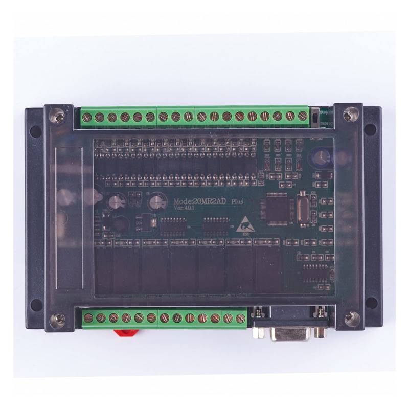 Leistungstransformator, Programmierbare Logik -Controller plc mit Gehäuse 2 0MR FX2N 12 Eingabe 8 Ausgabe 0~10 V 2 AD -Relais Automatischer Controller von AIRYSSFU