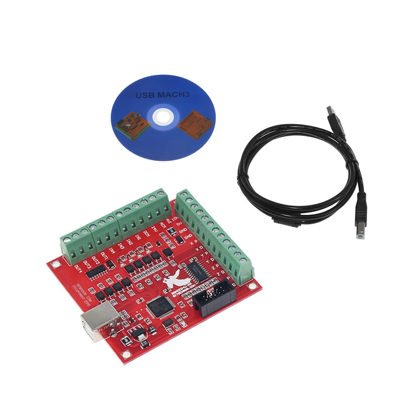 Leistungstransformator, USB 100. KHz-Breakout-Board 4AXIS-Schnittstellen-Laufwerks-Bewegungsregler-Antriebskarton Mit TB6600 / DM542 / DM556-Laufwerk Kompatibel von AIRYSSFU