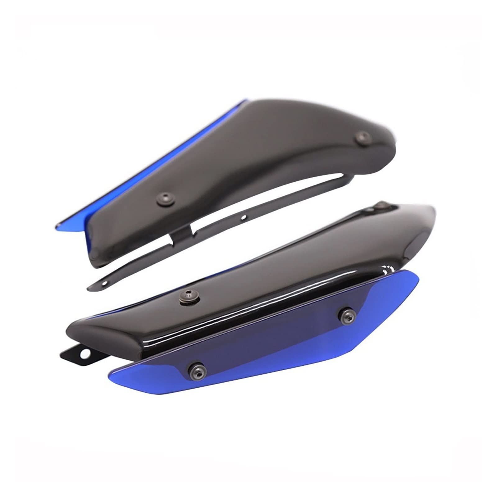 AISEER Kompatibel Mit BMW S1000RR 2010–2018. HP4-Verkleidung Vorne, Aerodynamisches Winglet, Carbonfaser-Windschutzscheiben-Verkleidungs-Winglets(Blu) von AISEER