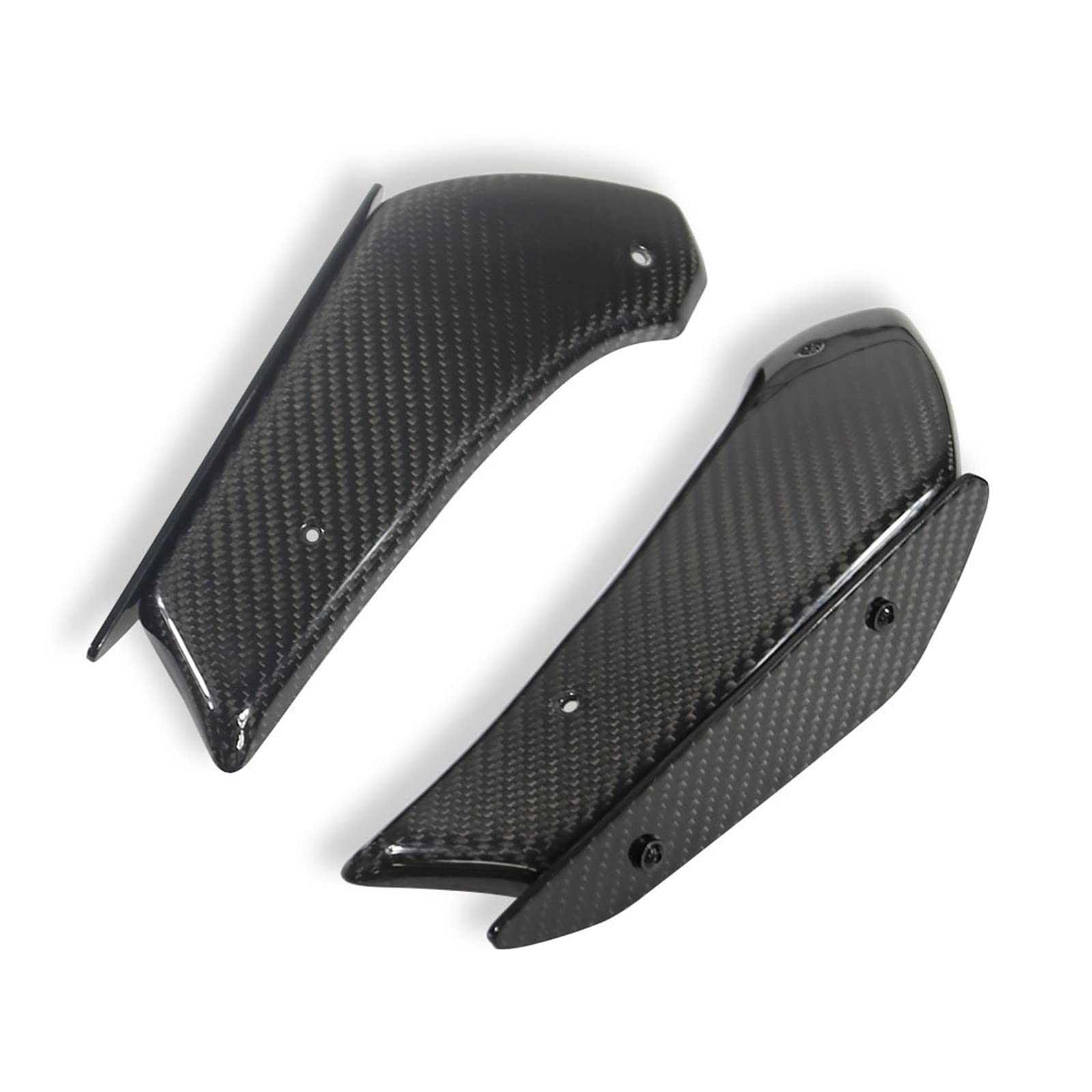 AISEER Kompatibel Mit BMW S1000RR 2010–2018. HP4-Verkleidung Vorne, Aerodynamisches Winglet, Carbonfaser-Windschutzscheiben-Verkleidungs-Winglets(Carbon Fiber) von AISEER