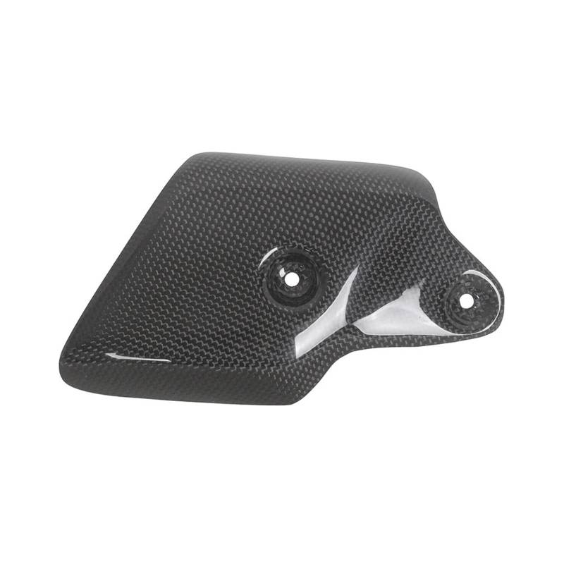 AISEER Kompatibel Mit Ducati 748 916 996 998 Kohlefaser-Auspuffrohr-Hitzeschild-Abdeckung Verkleidungs-Motorrad-Modifikation(Gloss Black) von AISEER