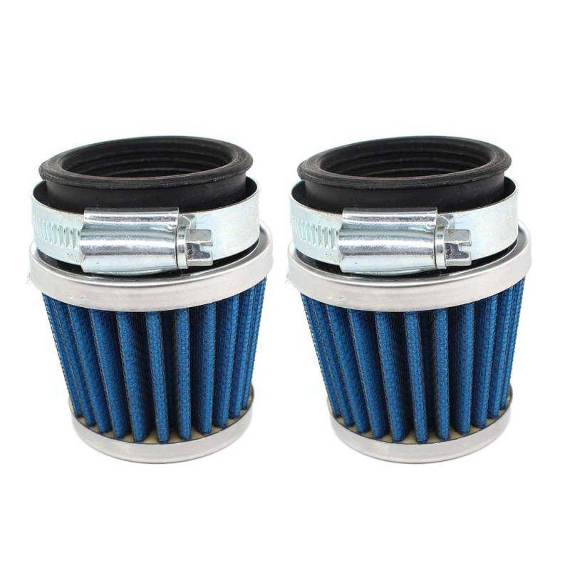 AISEN 2x Universal Doppelschicht Stahl Filter Luftfilter für 38mm 39mm 40mm Motorrad Scooter ATV Moped Roller Quad Dirt Pit Bike von AISEN