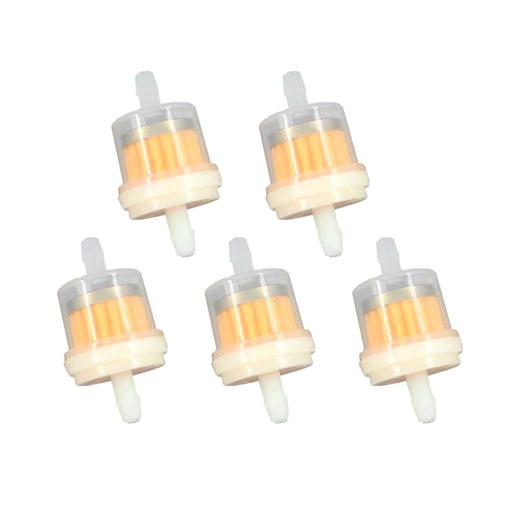 AISEN 5x Universal Kraftstofffilter 6mm 8mm Benzinfilter Filter PKW KFZ Motorrad Roller Auto von AISEN