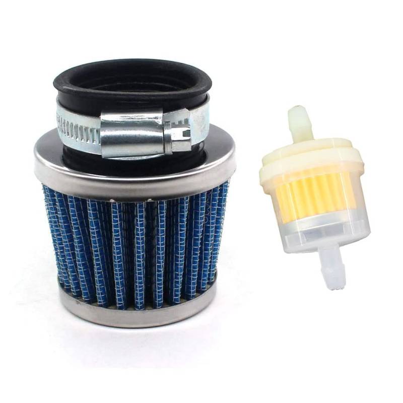 AISEN Luftfilter 35mm mit Benzinfilter für 50cc 70cc 90cc 110cc 125cc PZ16 PZ19 PZ20 Vergaser ATV Dirtbike Pocketbike Go Kart von AISEN