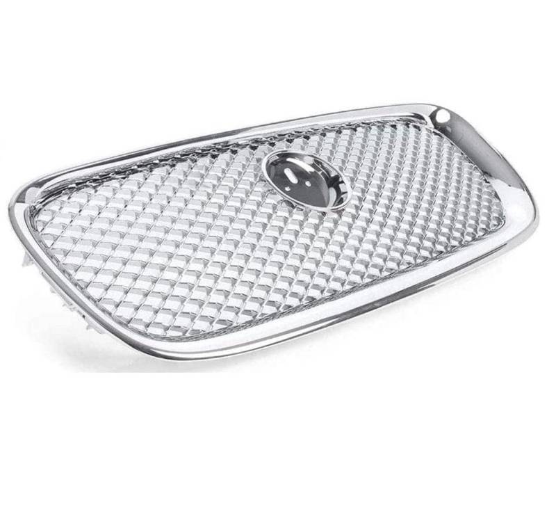 ABS, Auto Frontgrills, Kühlergrill, Frontstoßstangenhaube, Außendekorationszubehör, Für Jaguar XF XFR 2012-2015,silver von AIYING