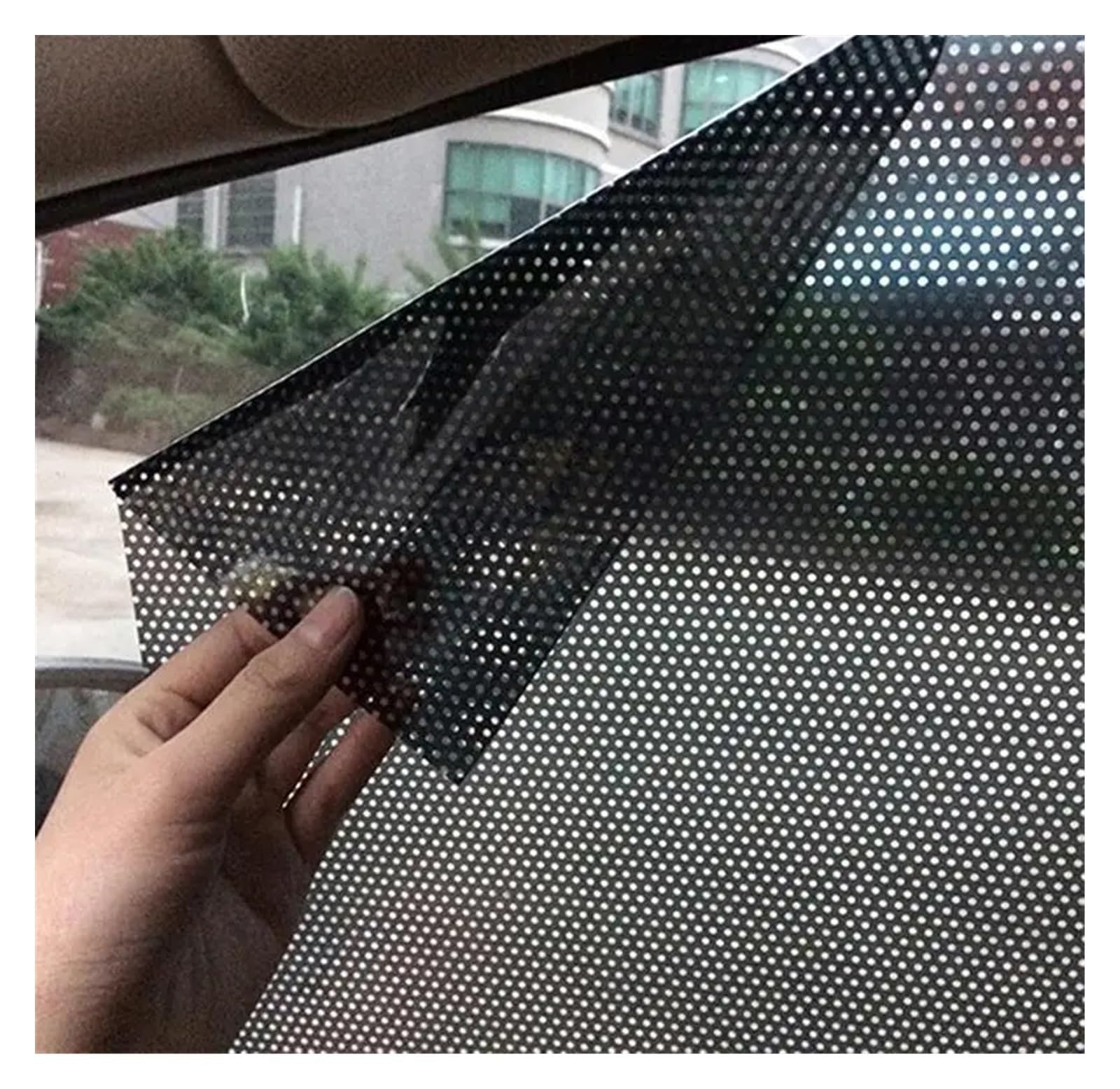 Auto Sonnenschutz Vorhang Rollo 2PCS Auto Seite Fenster Mesh Film Windschutzscheibe Net Sonnenschutz Aufkleber UV Schutz Auto Statische Sonnenschirm von AJHJET