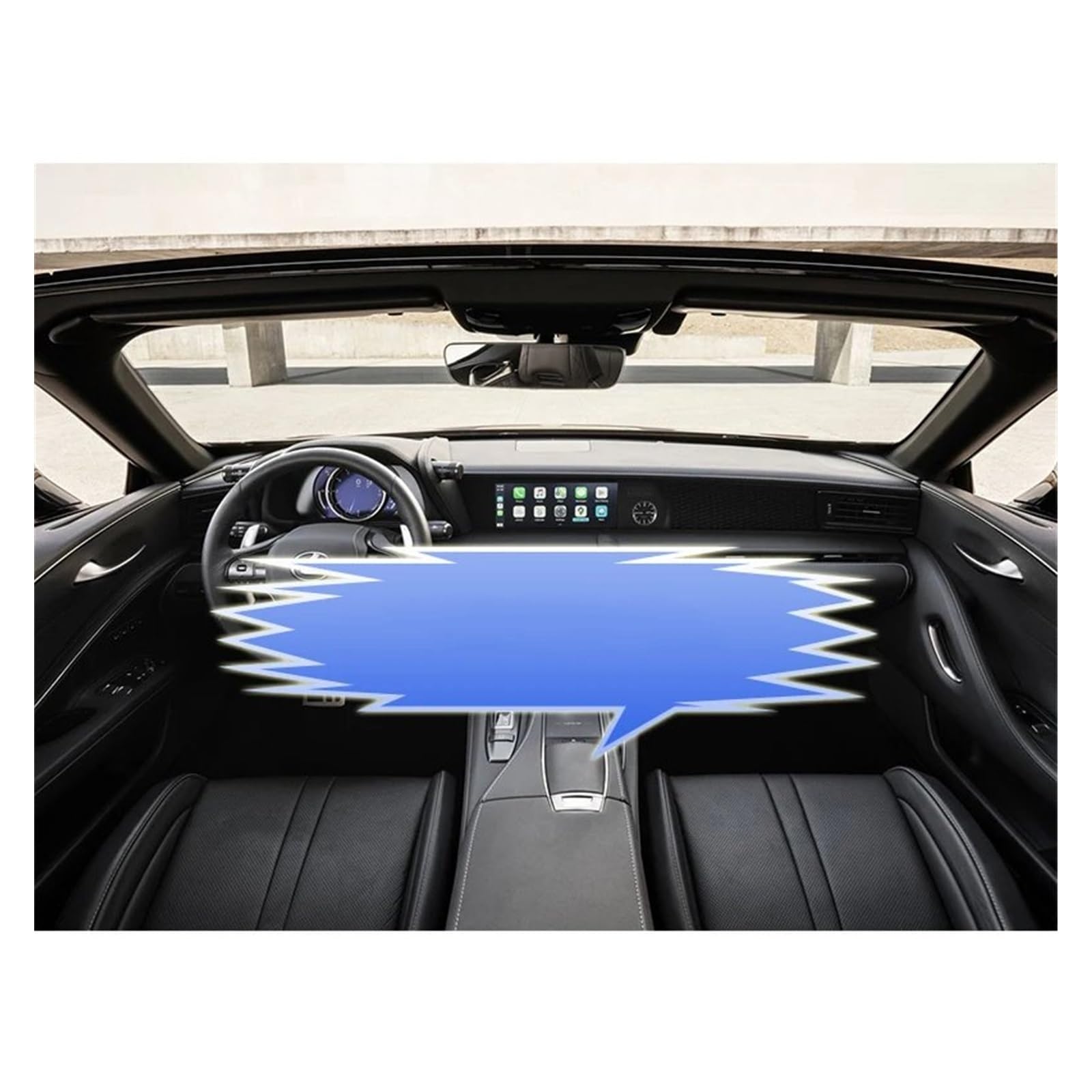 Auto Sonnenschutz Vorhang Rollo Armaturenbrett Matte Sonnenschutz Abdeckung Auto Anti-schmutzige Pads Auto Aufkleber Für Chevrolet Für Camaro Für HSV 2016-2019 2020 2021 2022 2023(Lhd,Flannel All Bl von AJHJET