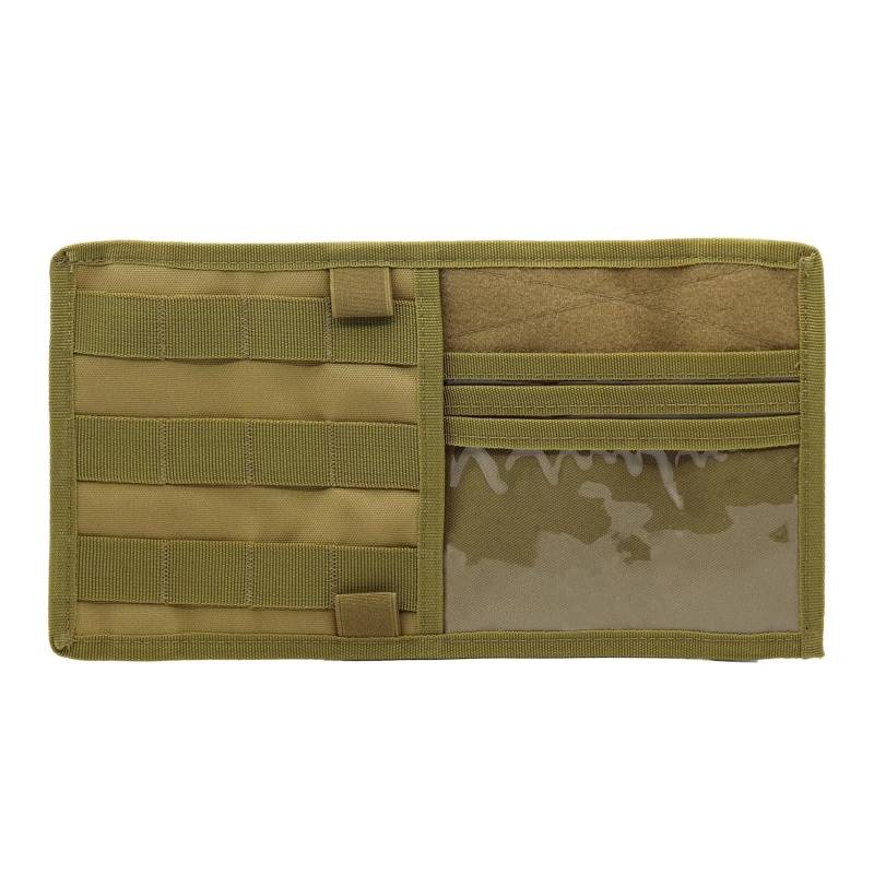 Auto Sonnenschutz Vorhang Rollo Auto-Sonnenblenden-Panel-Organizer Fahrzeuge Und LKWs CD-Aufbewahrungstasche Mit Mehreren Taschen Khaki- Und Schwarz-Tasche Für Tactique Für MOLLE(Khaki) von AJHJET