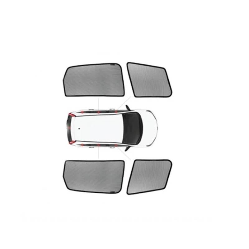 Auto Sonnenschutz Vorhang Rollo Magnetischer Auto-Sondervorhang Für Fenster, Sonnenschutznetz, Rollo, Individuell Für Lincoln, Für Continental, Für Navigator, MKX, MKZ, MKC(Custon fit13) von AJHJET