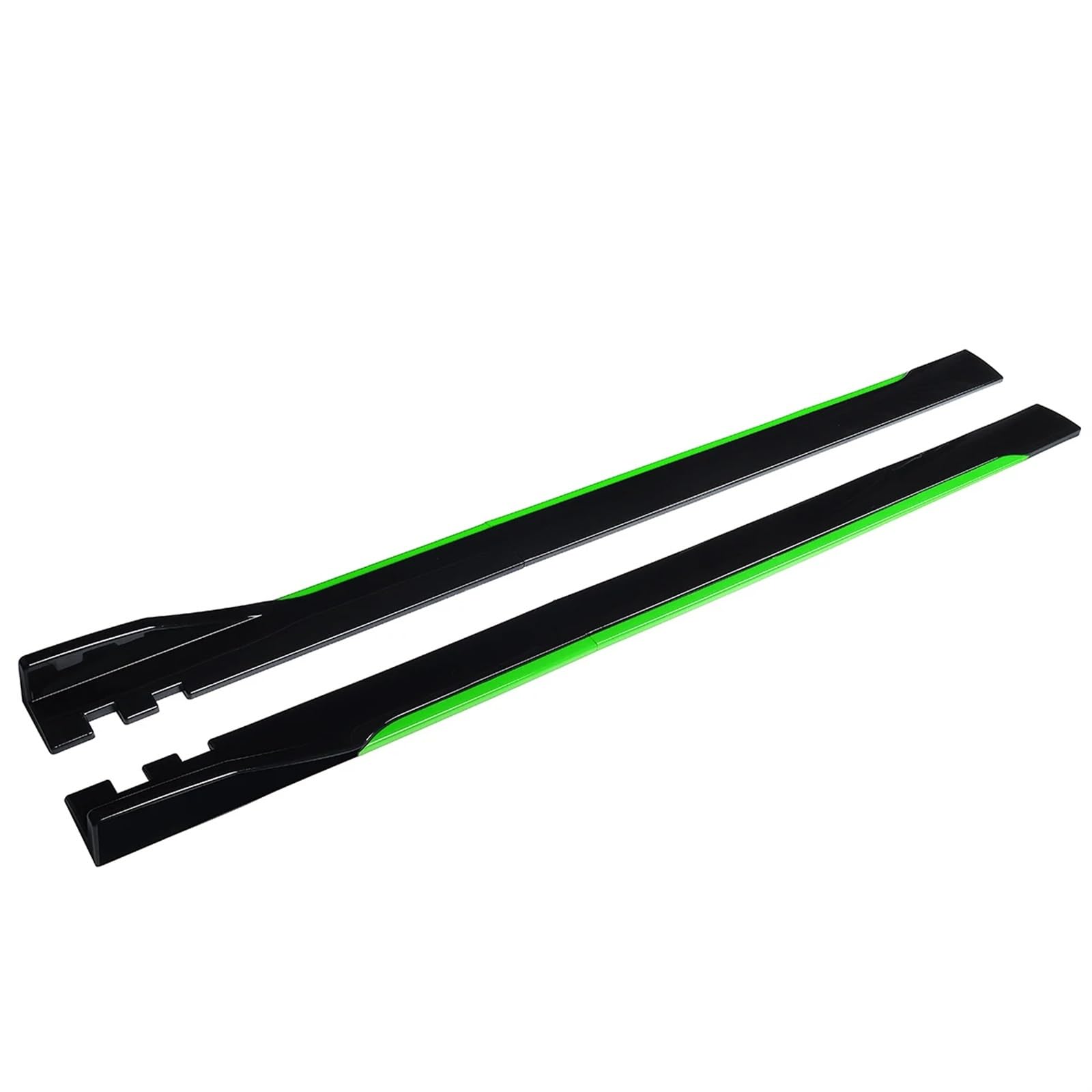 Automotive Seitenschweller 2m Auto Seitenschweller Splitter Verlängerung Rocker Panels Winglet Stoßstange Für A3 A4 A5 A6 A7 A7 A8 Q3 Q5 Q7 RS5 RS6 RS7 S3 S4 TT Auto Seitenschweller(Green) von AJHJET