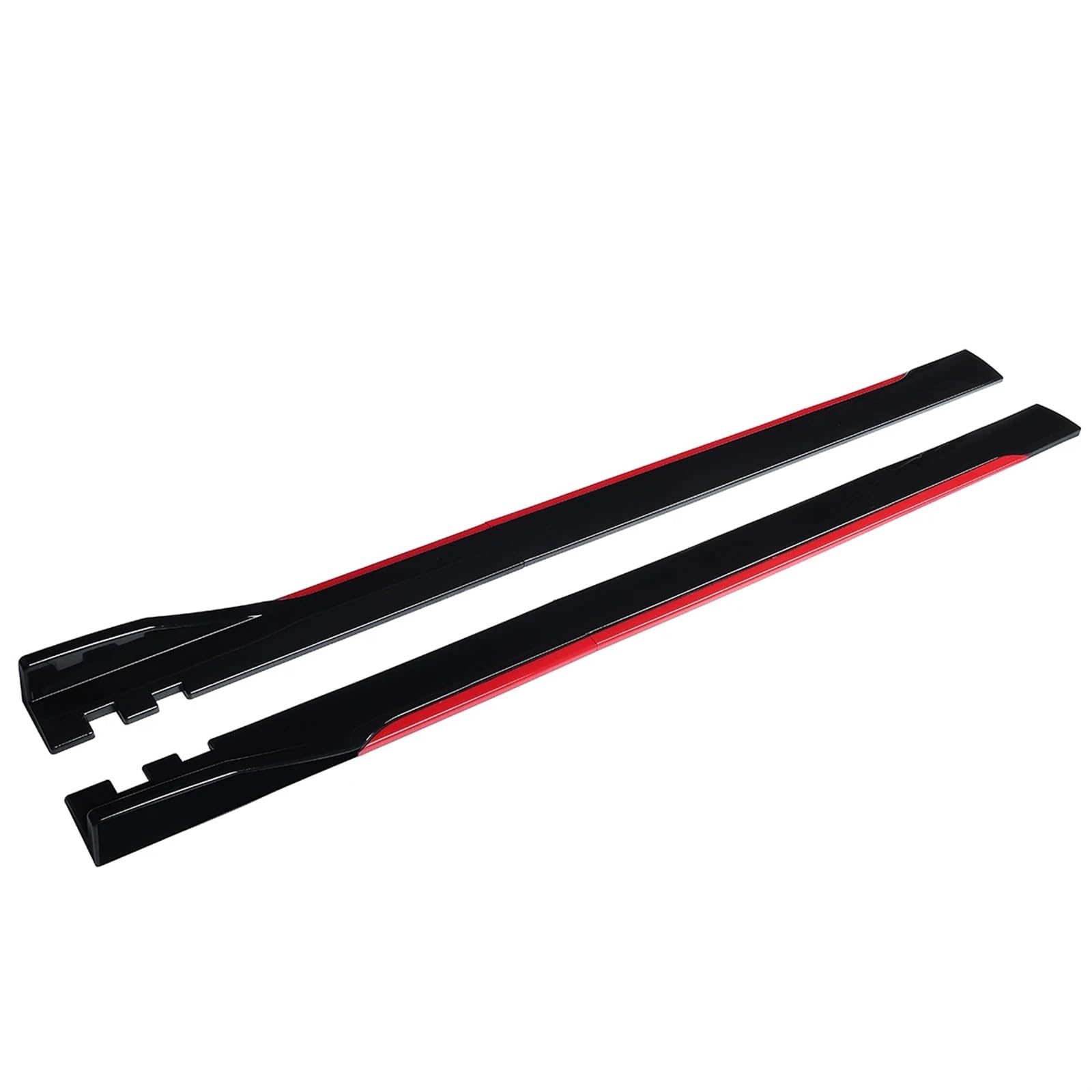 Automotive Seitenschweller 2m Seitenschweller Splitter Verlängerung Schweller Winglet Stoßstange Für Nissan Für SENTRA Für Altima Für Maxima 300Z 350Z 370Z Für Skyline R33 Auto Seitenschweller(Rot) von AJHJET