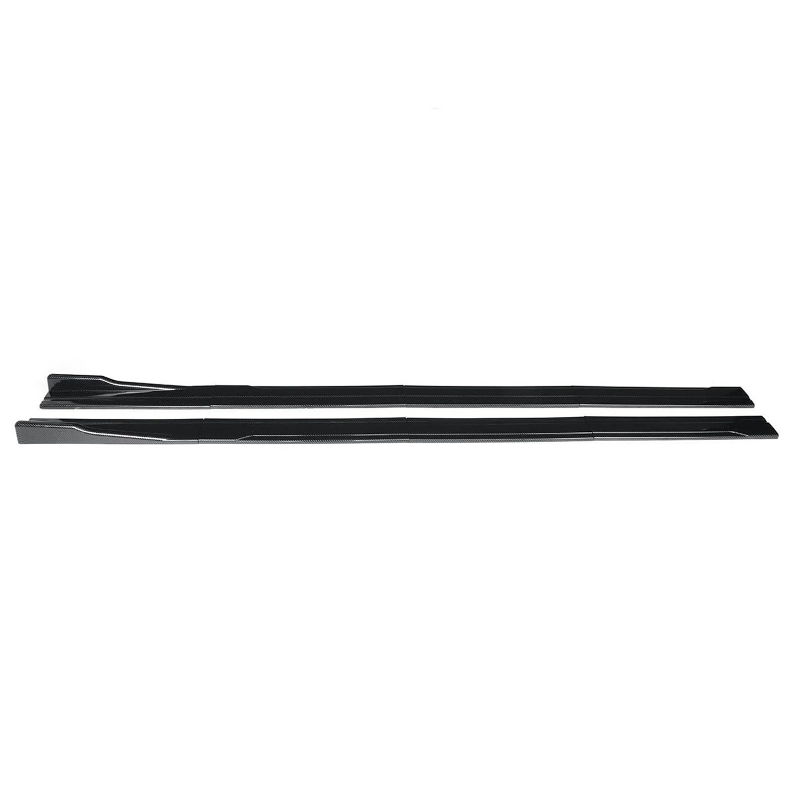 Automotive Seitenschweller 8x 2,2 M/2 M Seitenschweller Verlängerung Rocker Splitter Diffusor Winglet Flügel Für Benz W211 W212 W213 E Klasse E220 E250 E350 E280 E300 E63 Auto Seitenschweller(Kohlefas von AJHJET