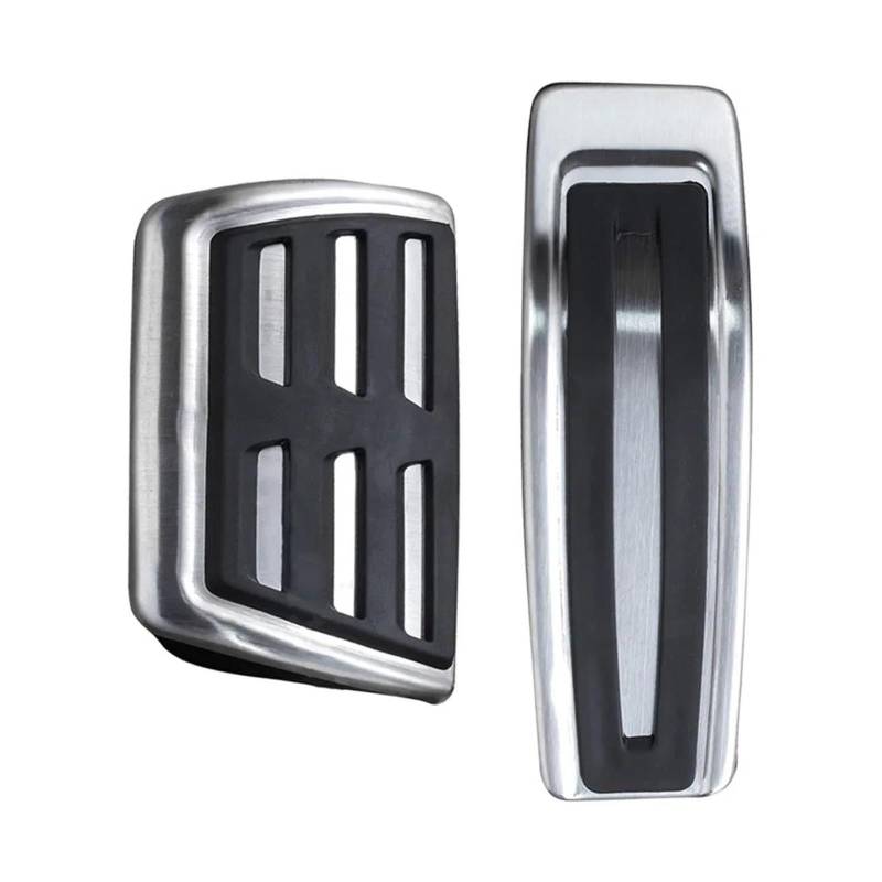 Bremse Fußpedal 2 Stücke Aluminium Auto Gas Kraftstoff Bremspedal Rest Pedal Pads Abdeckung Für VW Für Touareg 2007 2008 2009 2010 2011 2012-2018 Linke Fahrerseite Bremse Fußplatten von AJHJET