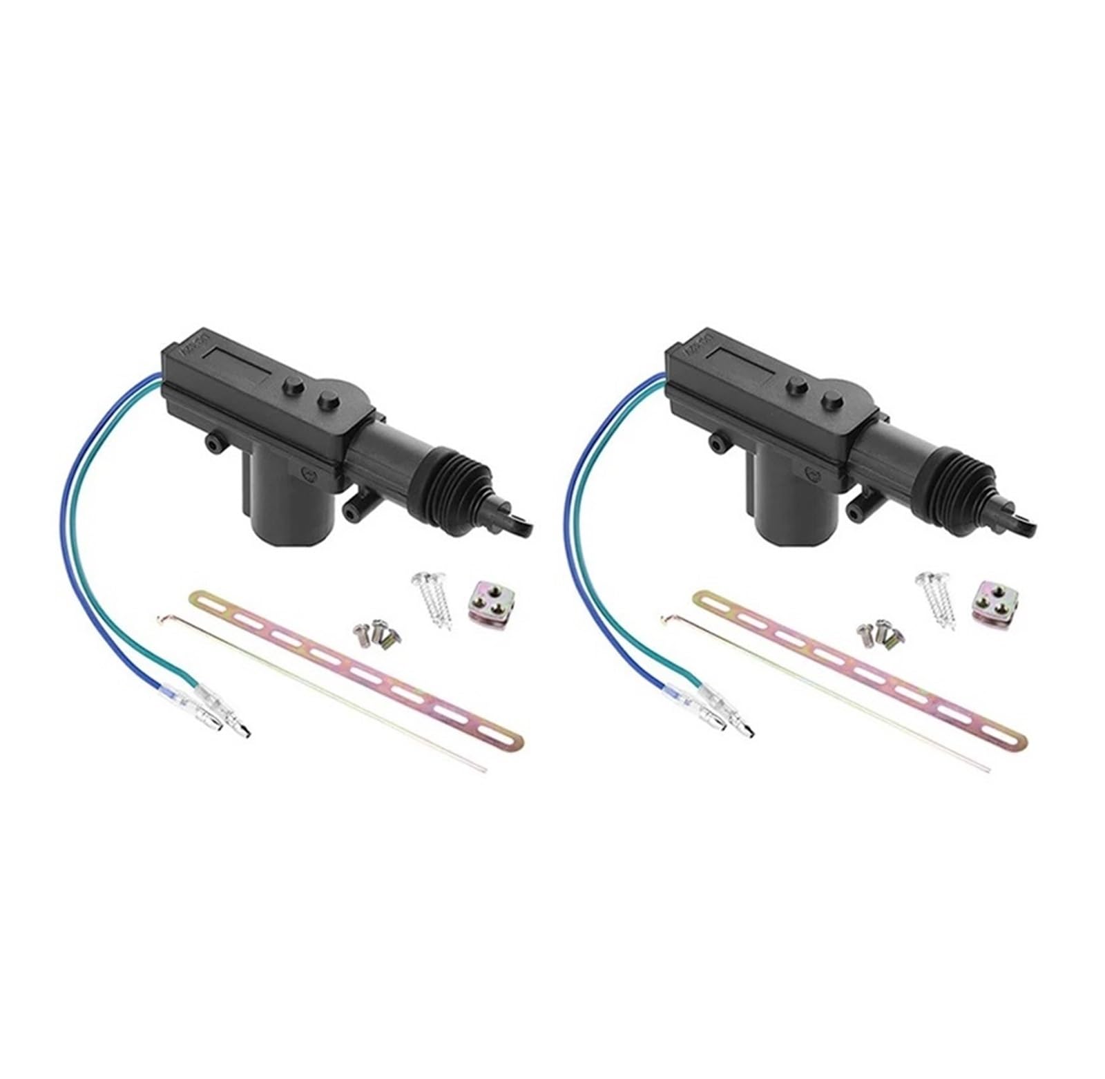 Elektrisch Fensterheber 2-10set 12V Power Locking System Einzel Pistole Typ Kit Universal Auto Elektrische Fernbedienung Zentrale Türschloss Antrieb Auto Heavy-Duty Fensterheber(2Wire 2set) von AJHJET